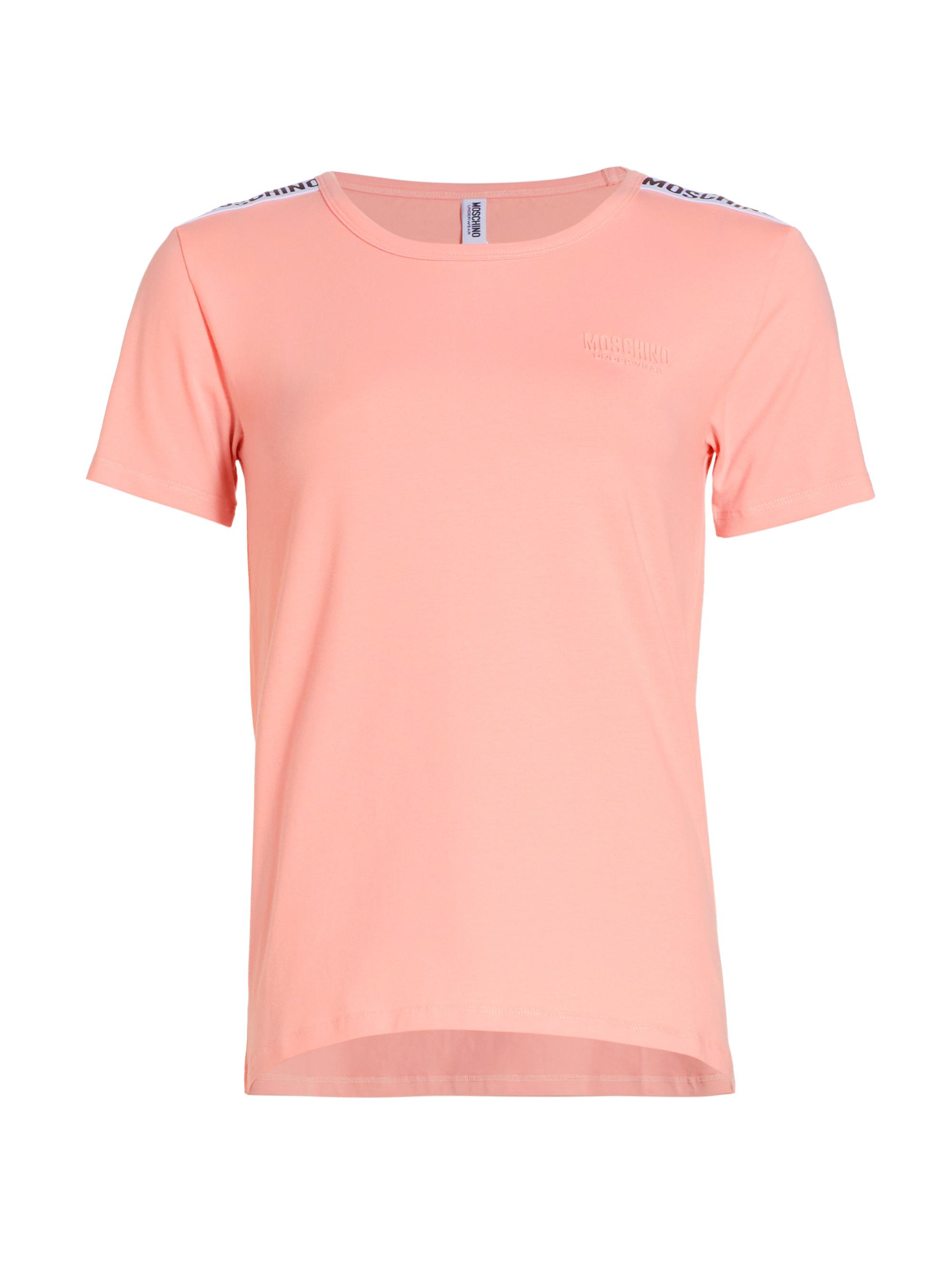Moschino Women's Logo Tape T-Shirt - Pink
