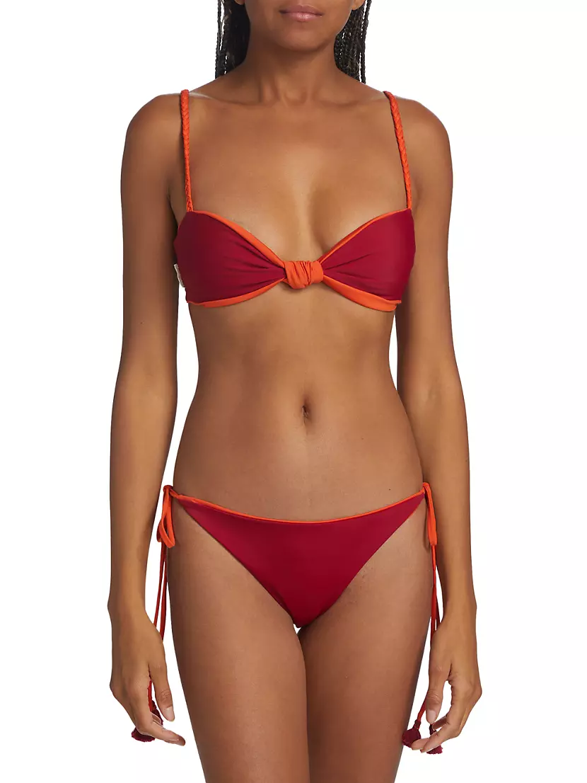 Shop Johanna Ortiz Yupanqui Twist-Front Bikini Top