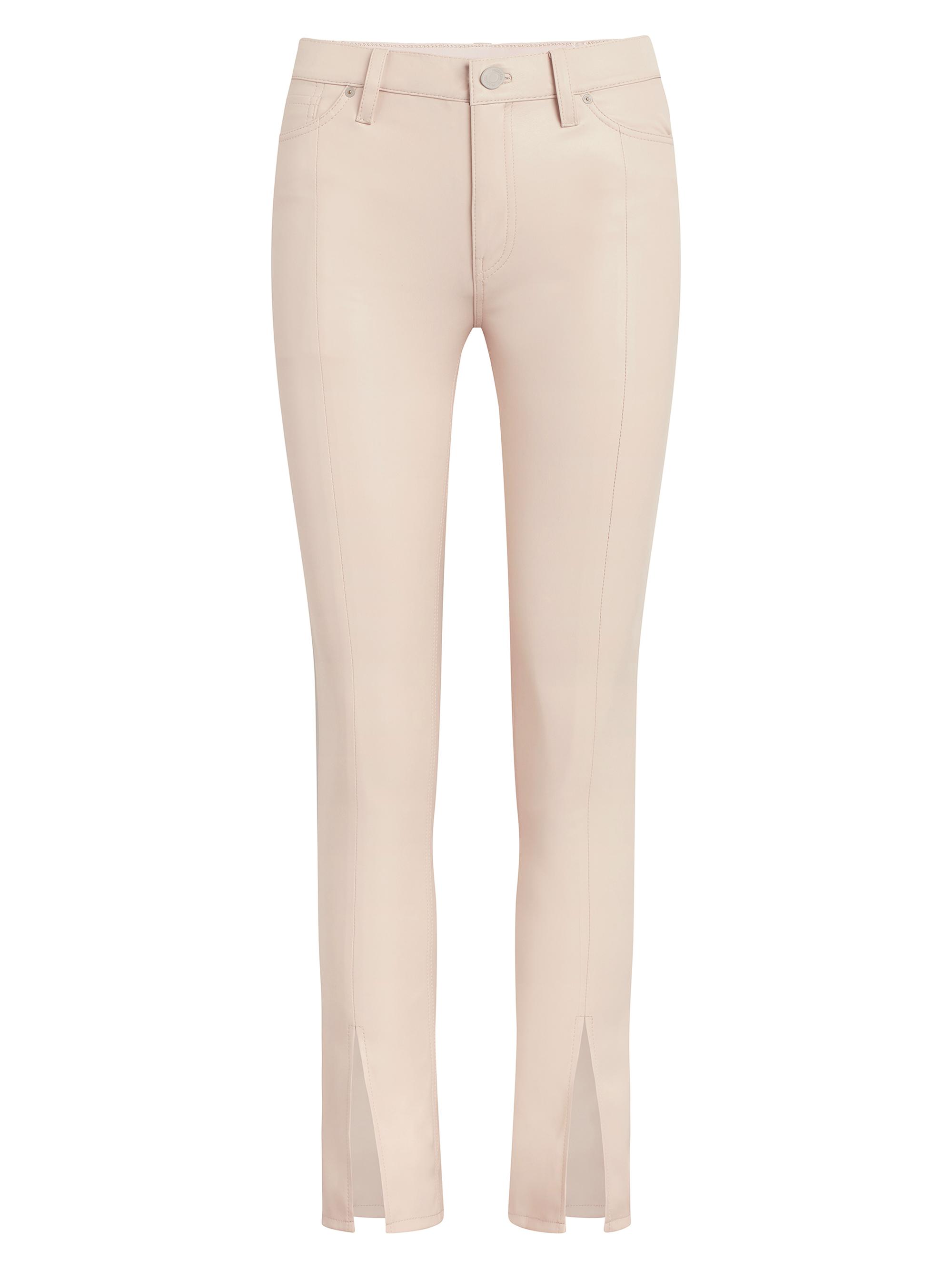 Hudson Jeans Women's Barbara Split Vegan Leather Jeans - Shell