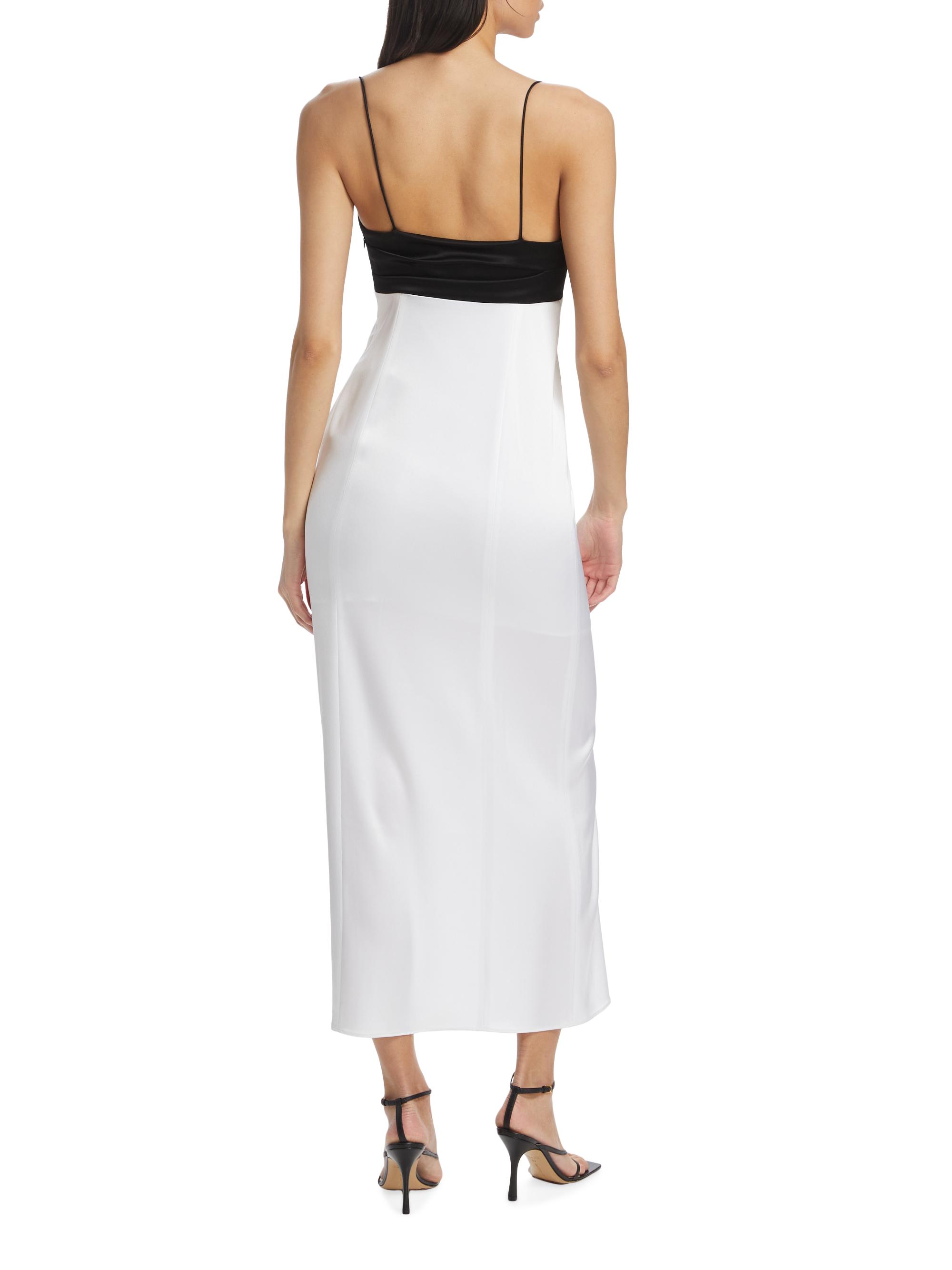 Alice + Olivia Lilita Draped Bust Maxi Dress | Saks Fifth Avenue