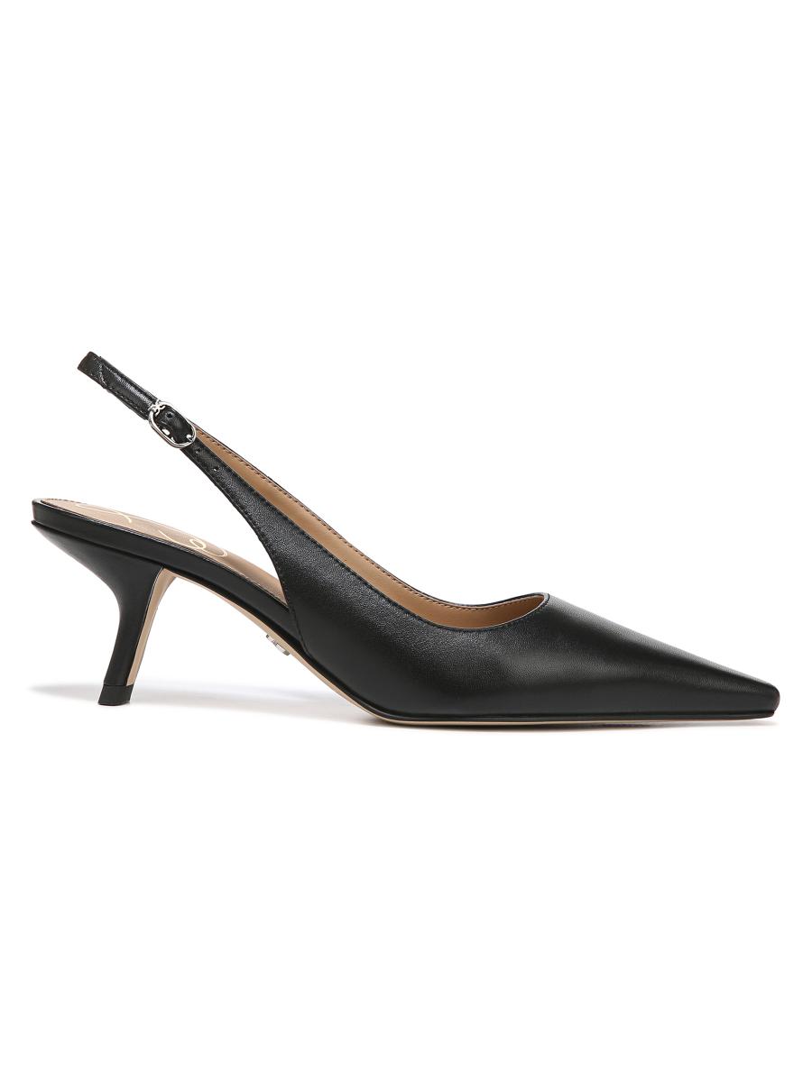 Sam Edelman Bianka Leather Slingback Pumps | Saks Fifth Avenue