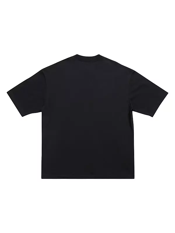 Balenciaga Logo-Print Drop-Shoulder T-Shirt