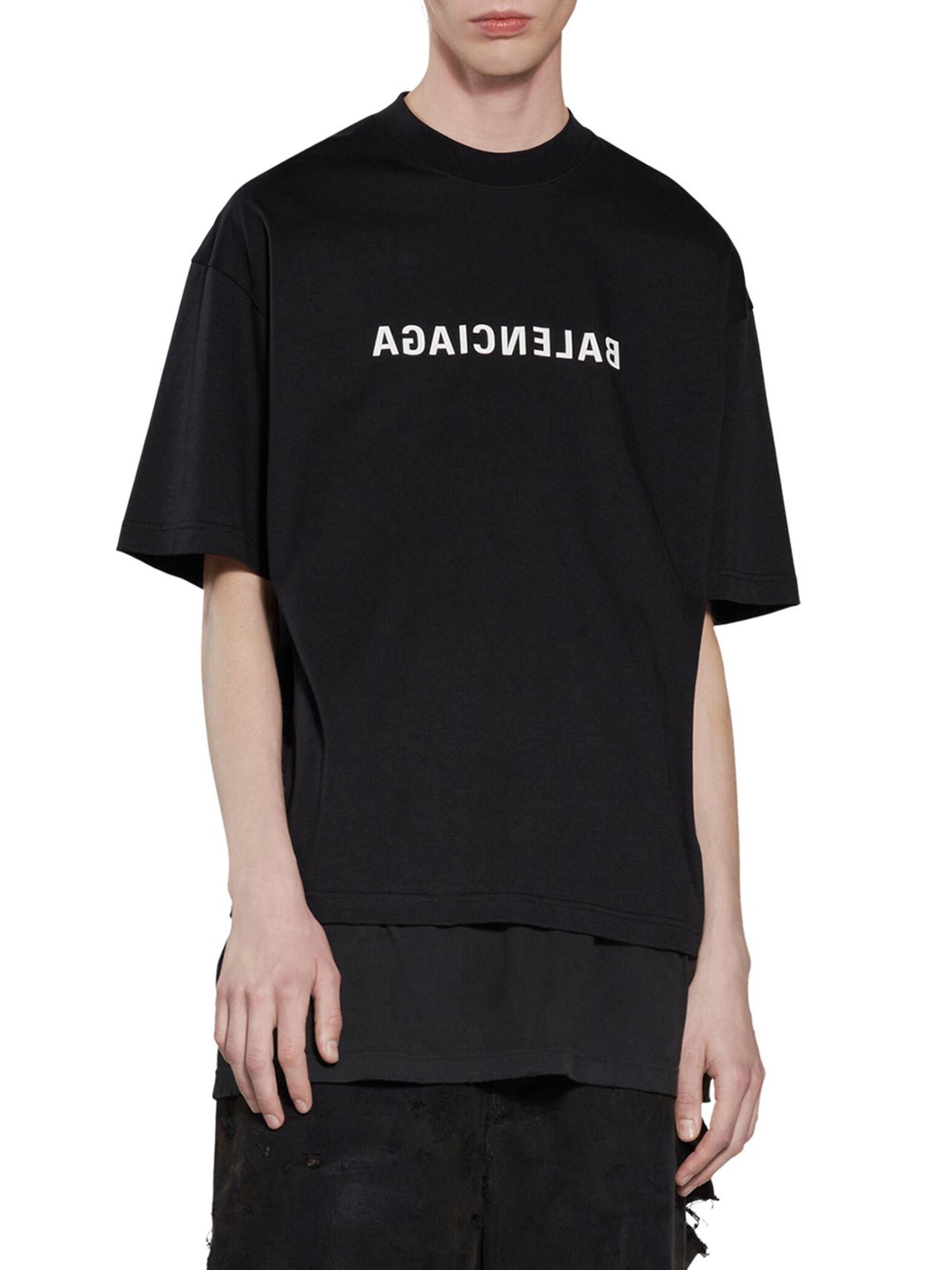 Balenciaga Mirror Balenciaga T-shirt Medium Fit | Saks Fifth Avenue