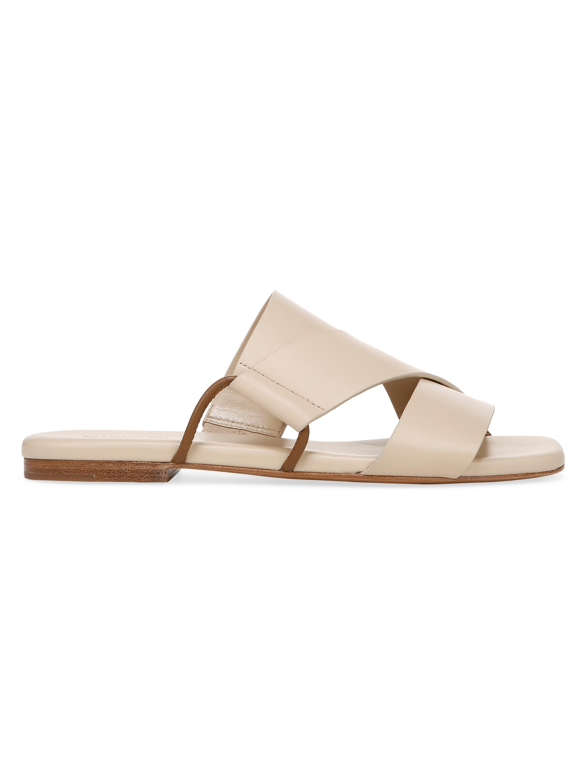 Vince Women's Dylan Leather Sandals - Birchsand