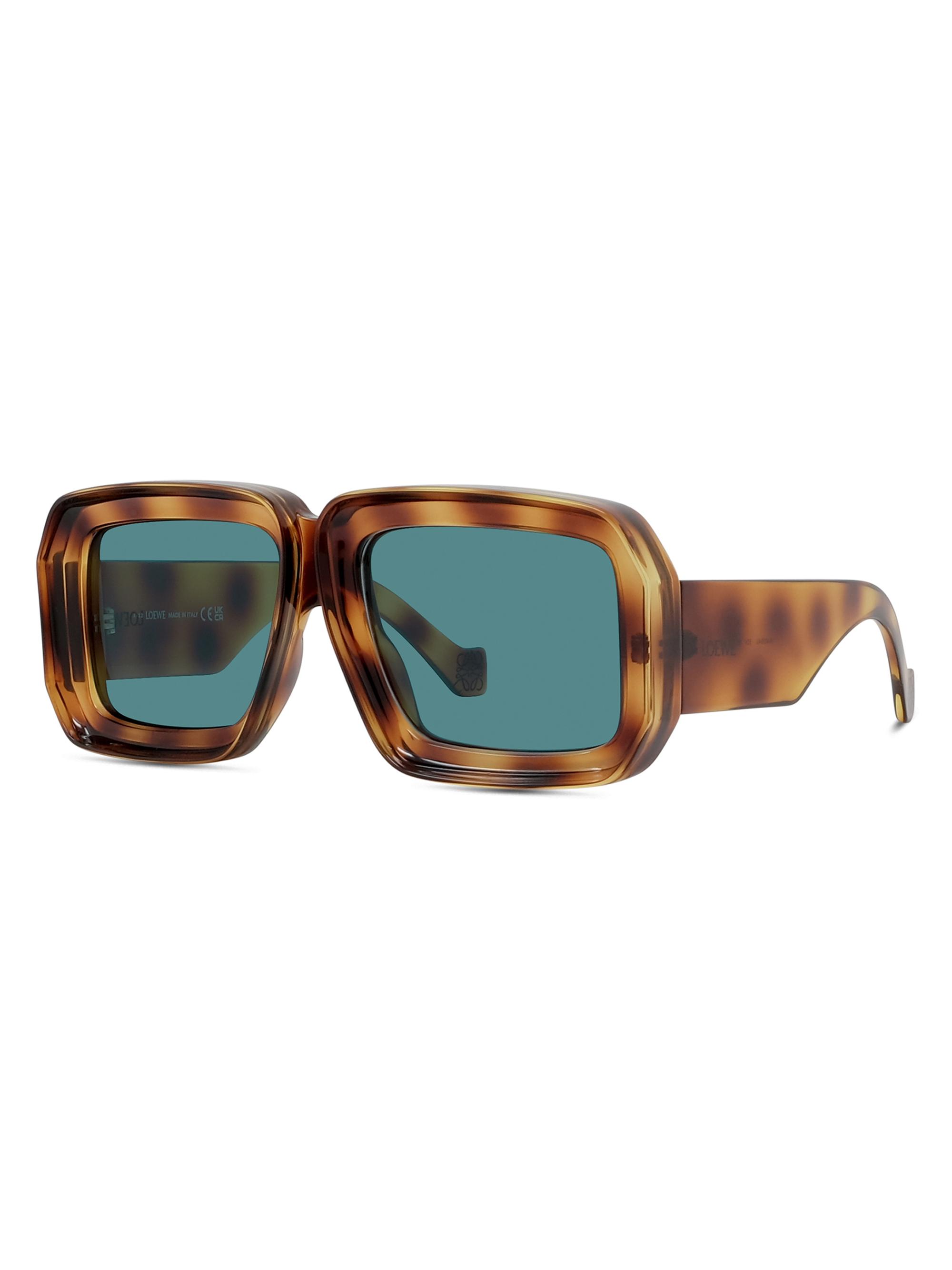 LOEWE Women's  x Paula's Ibiza 56MM Square Sunglasses - Havana Blue