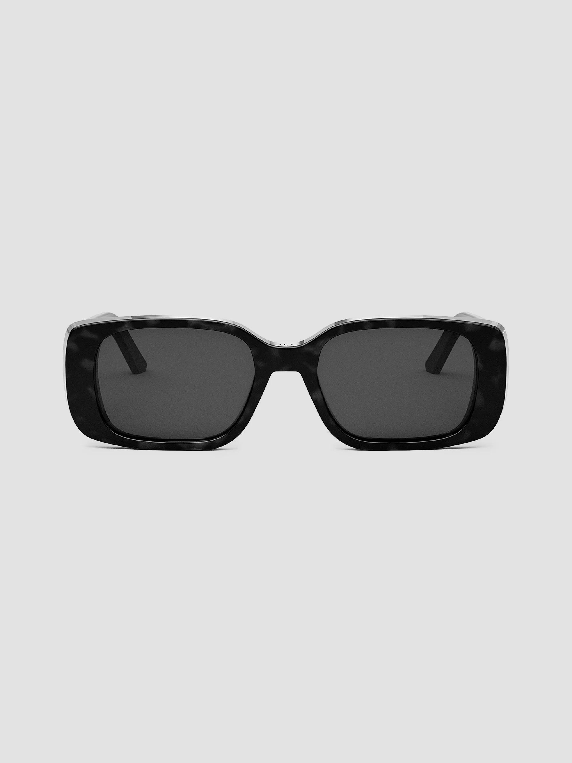 Dior Black Square Sunglasses with Dark Lenses Dior Oblique S1I Black Square Sunglasses | DIOR main image 4