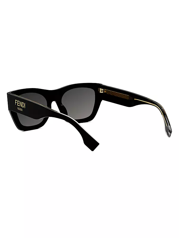 Fendi Roma 53MM Rectangular Sunglasses