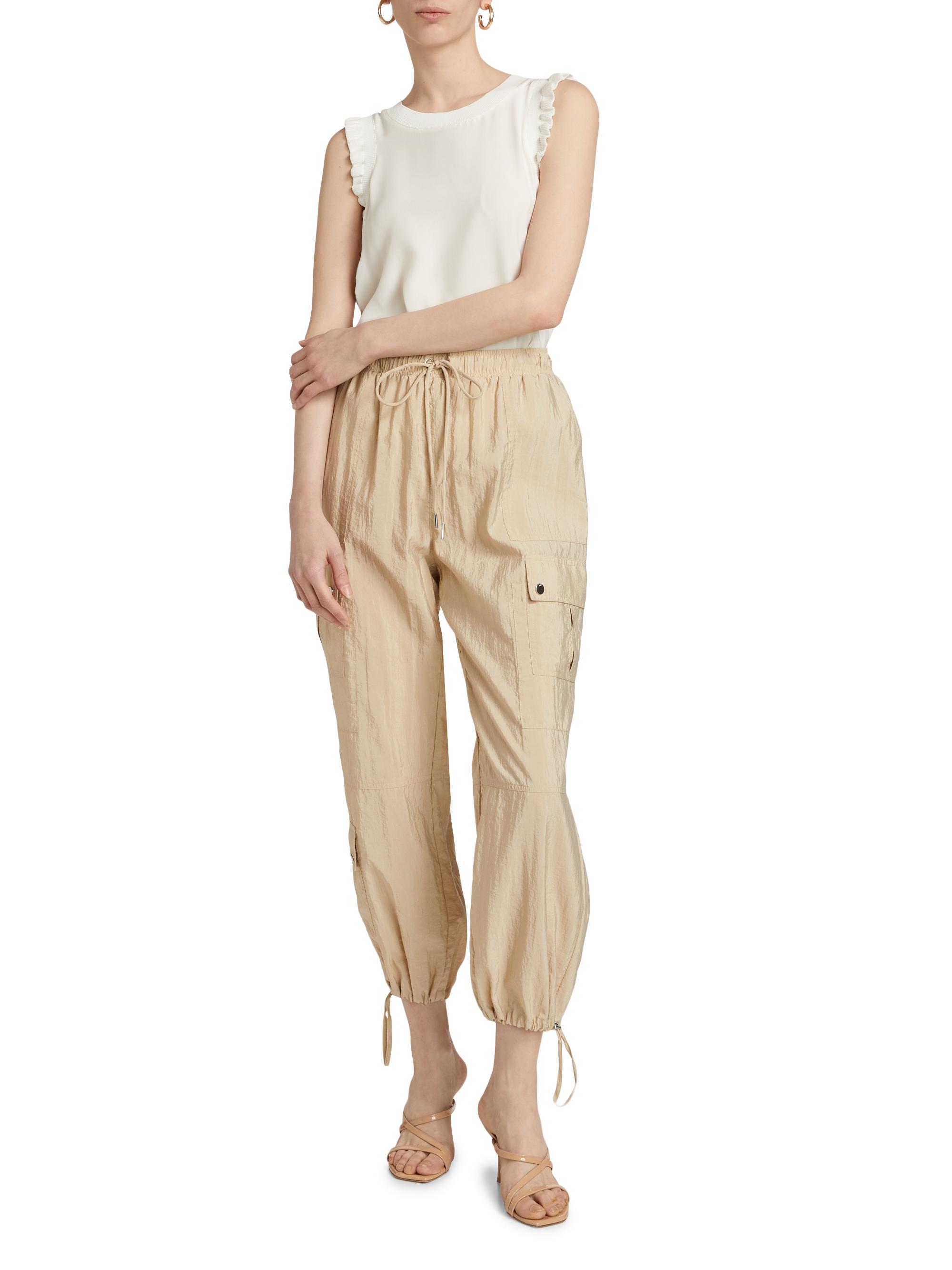 Cinq à Sept Women's Nitsan Utility Pants - Khaki | Thumbnail 2