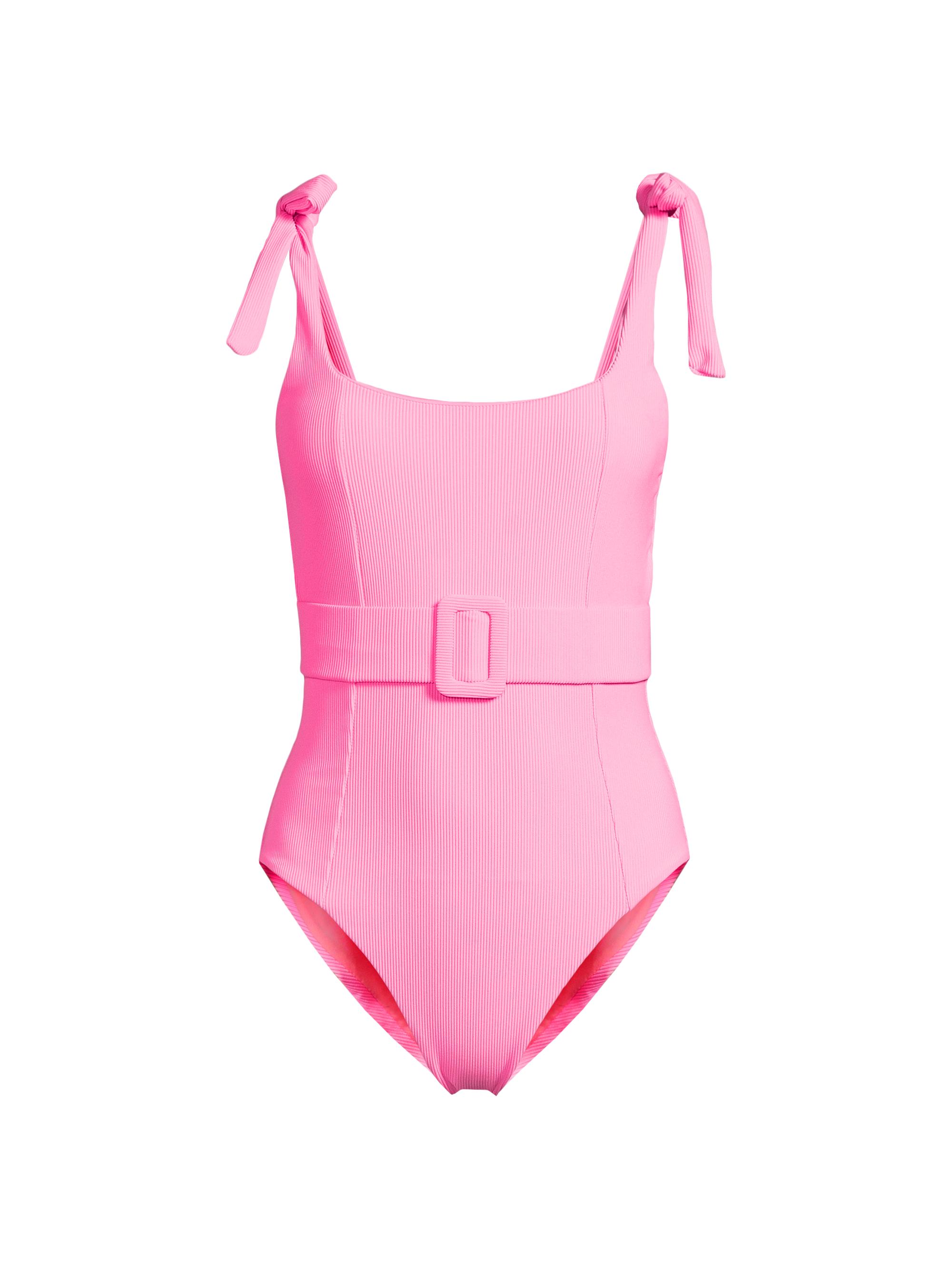 Beach Riot Women's Sydney Ribbed One-Piece Swimsuit - Prism Pink