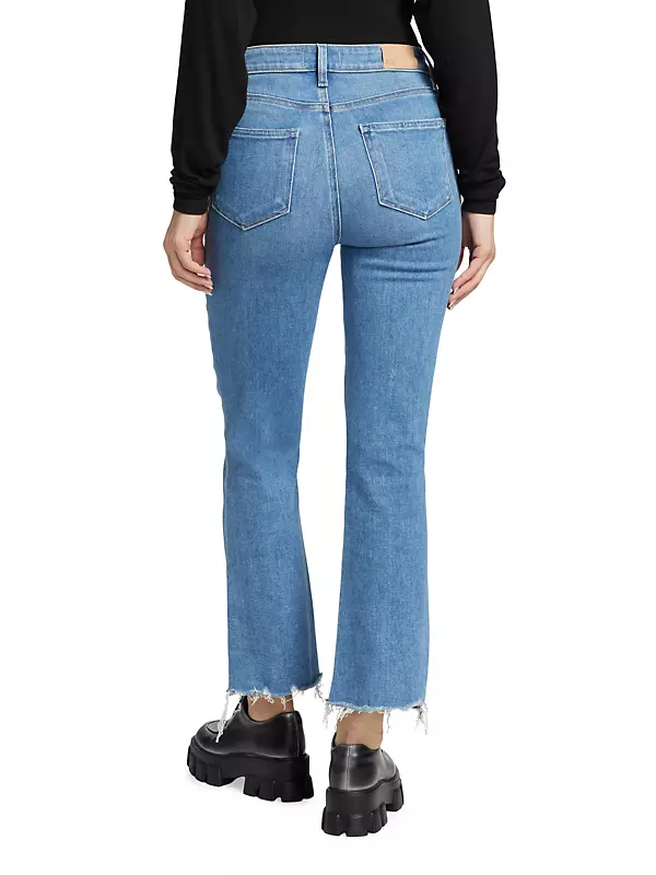 PAIGE Claudine High-Rise Crop Flare Jeans