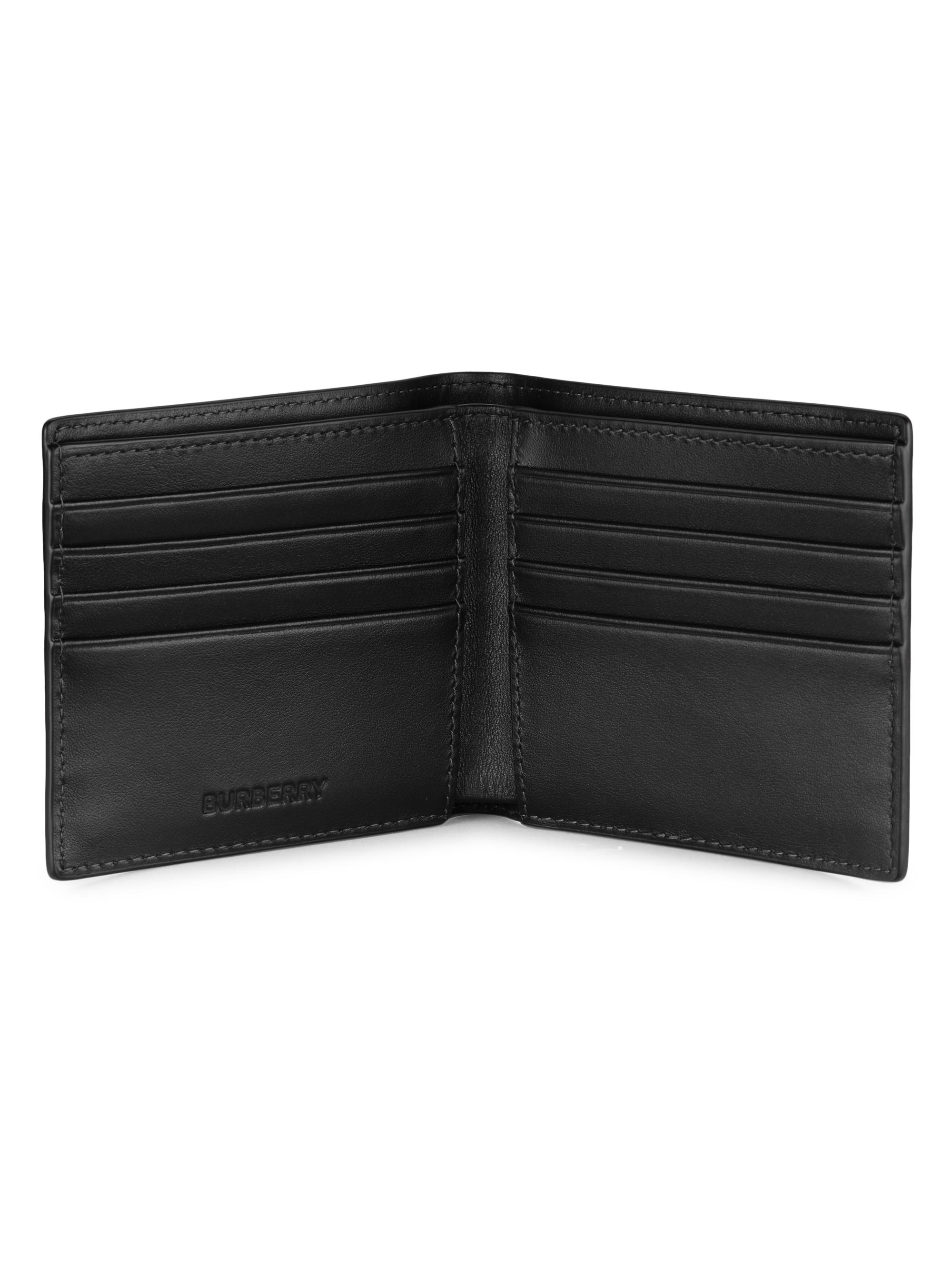 Shop Burberry Check Bifold Wallet | Saks Fifth Avenue