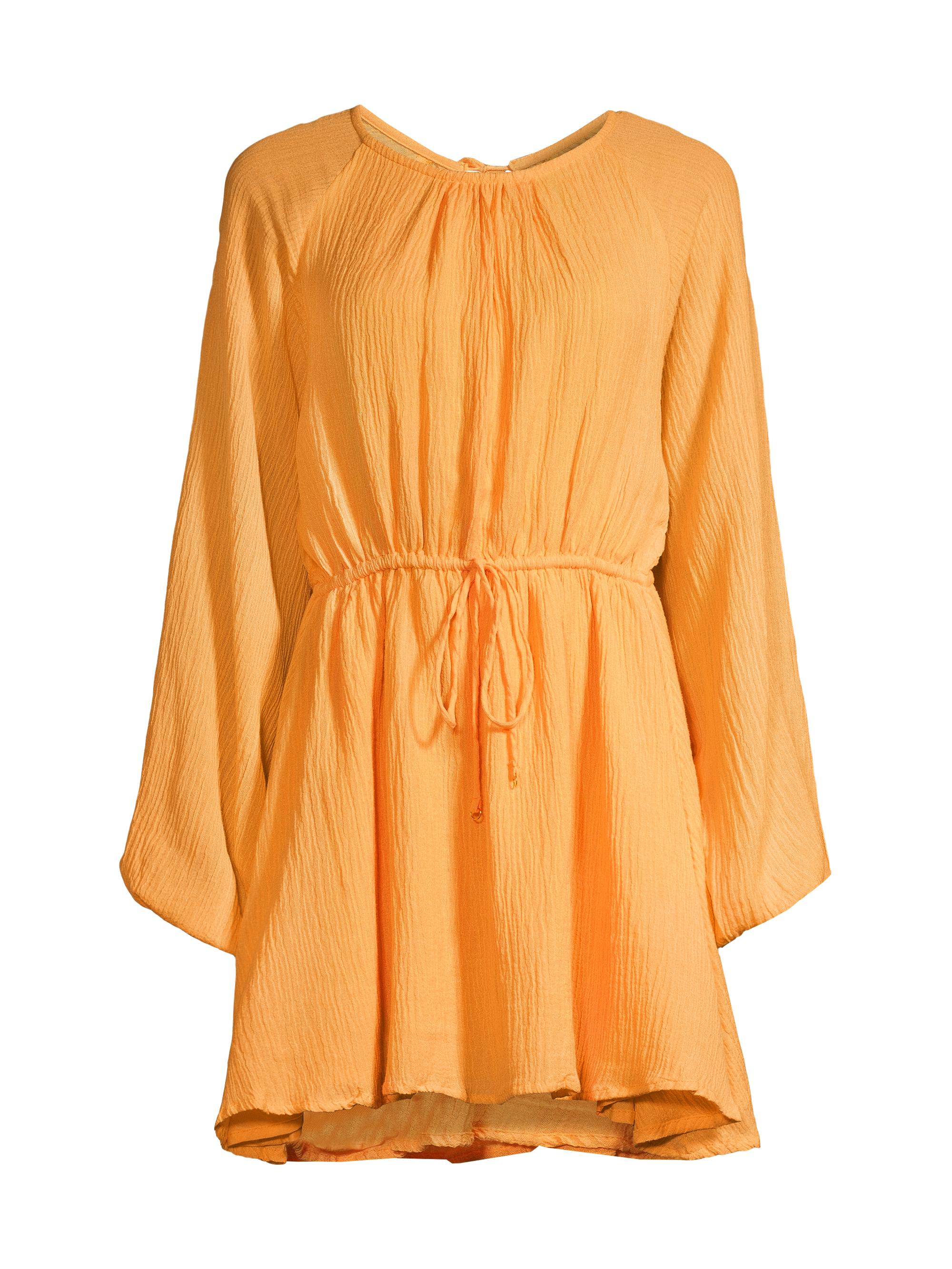 Faithfull the Brand Women's Constance Linen Gauze Minidress - Saffron