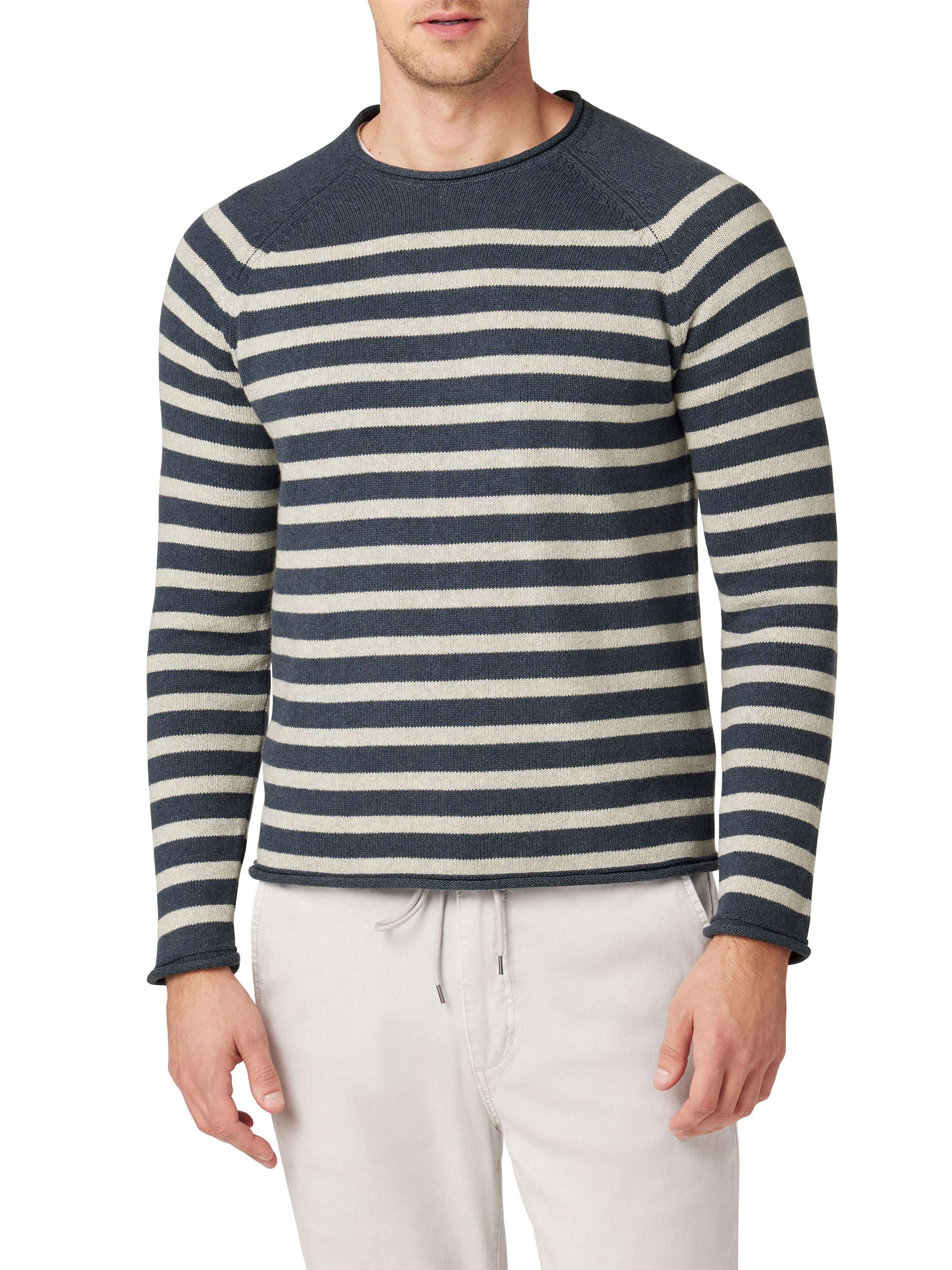 Joe's Jeans Men's Colin Striped Sweater - Meridian Stripe