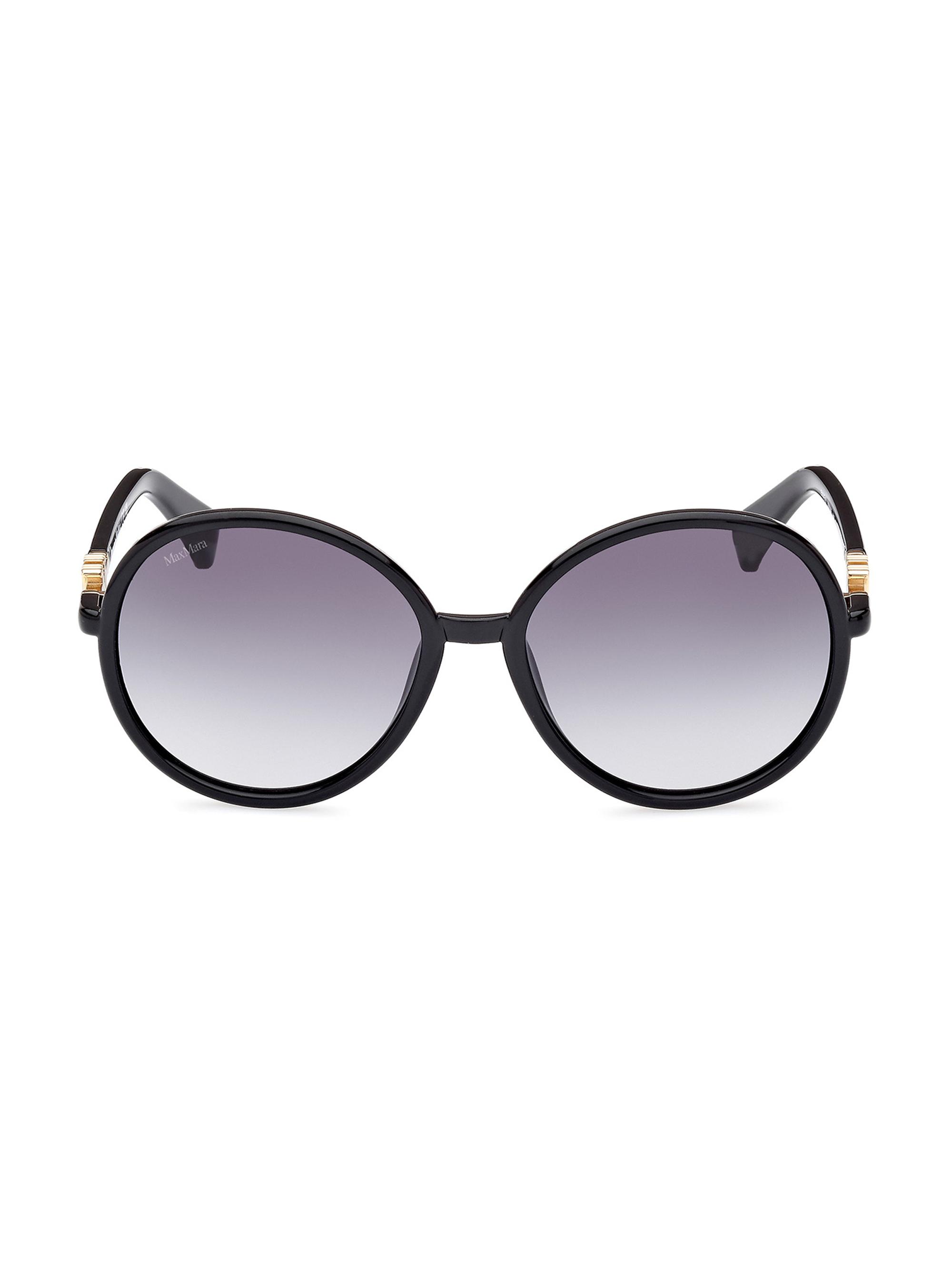 Max Mara Women's Emme 58MM Round Sunglasses - Black