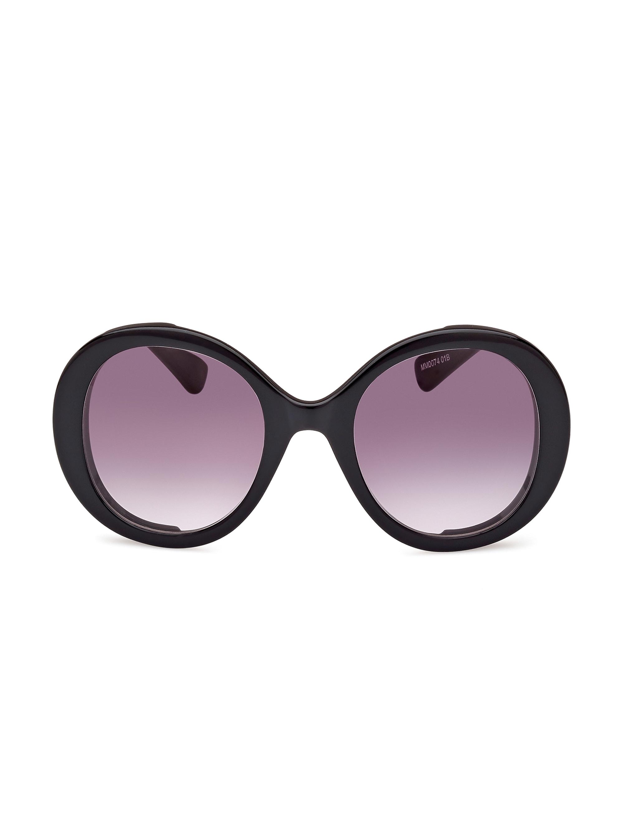Max Mara Women's Renee 54MM Round Sunglasses - Black