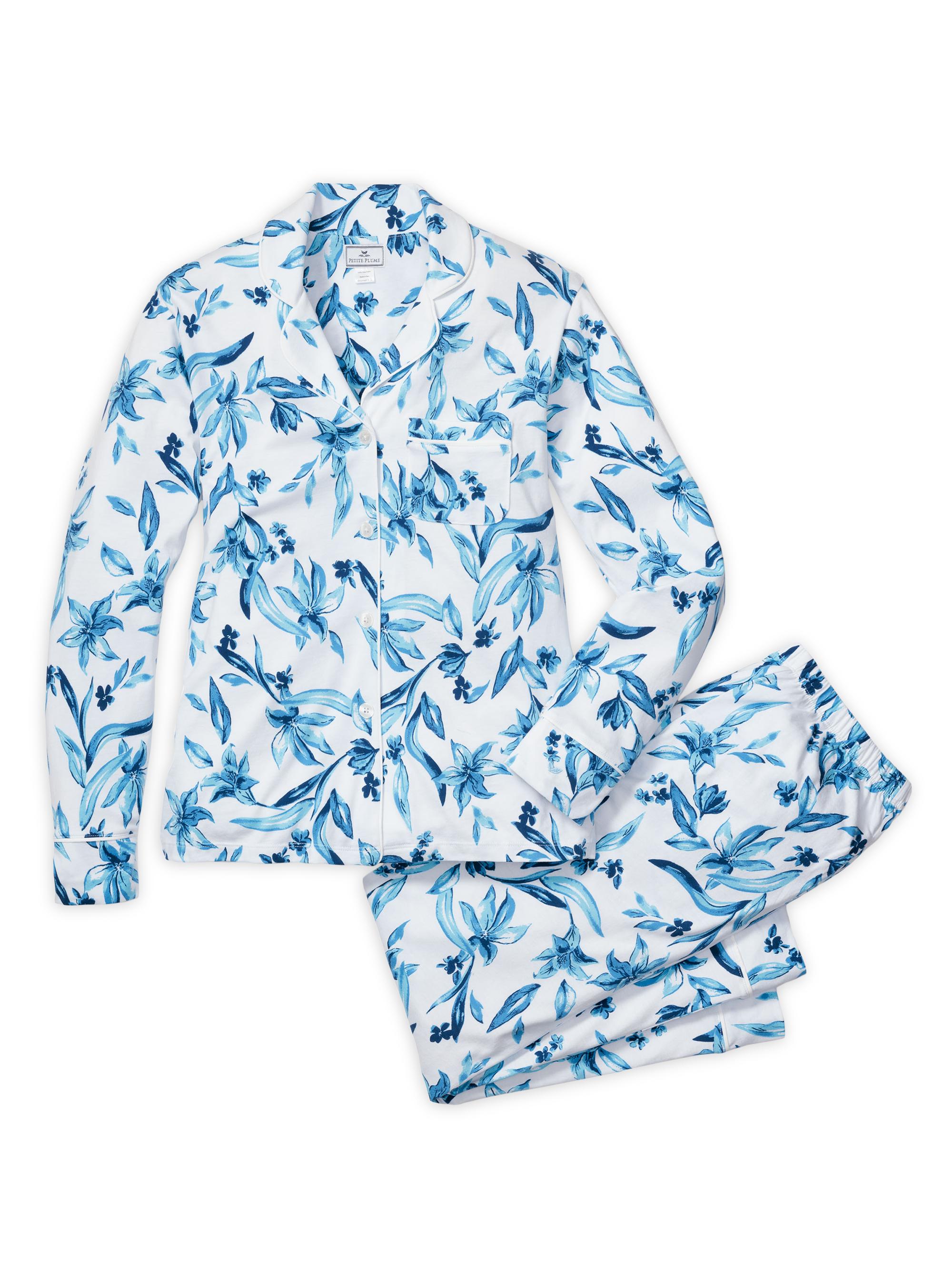 Petite Plume 2-Piece Songs Of Santorini Pajama Set - White