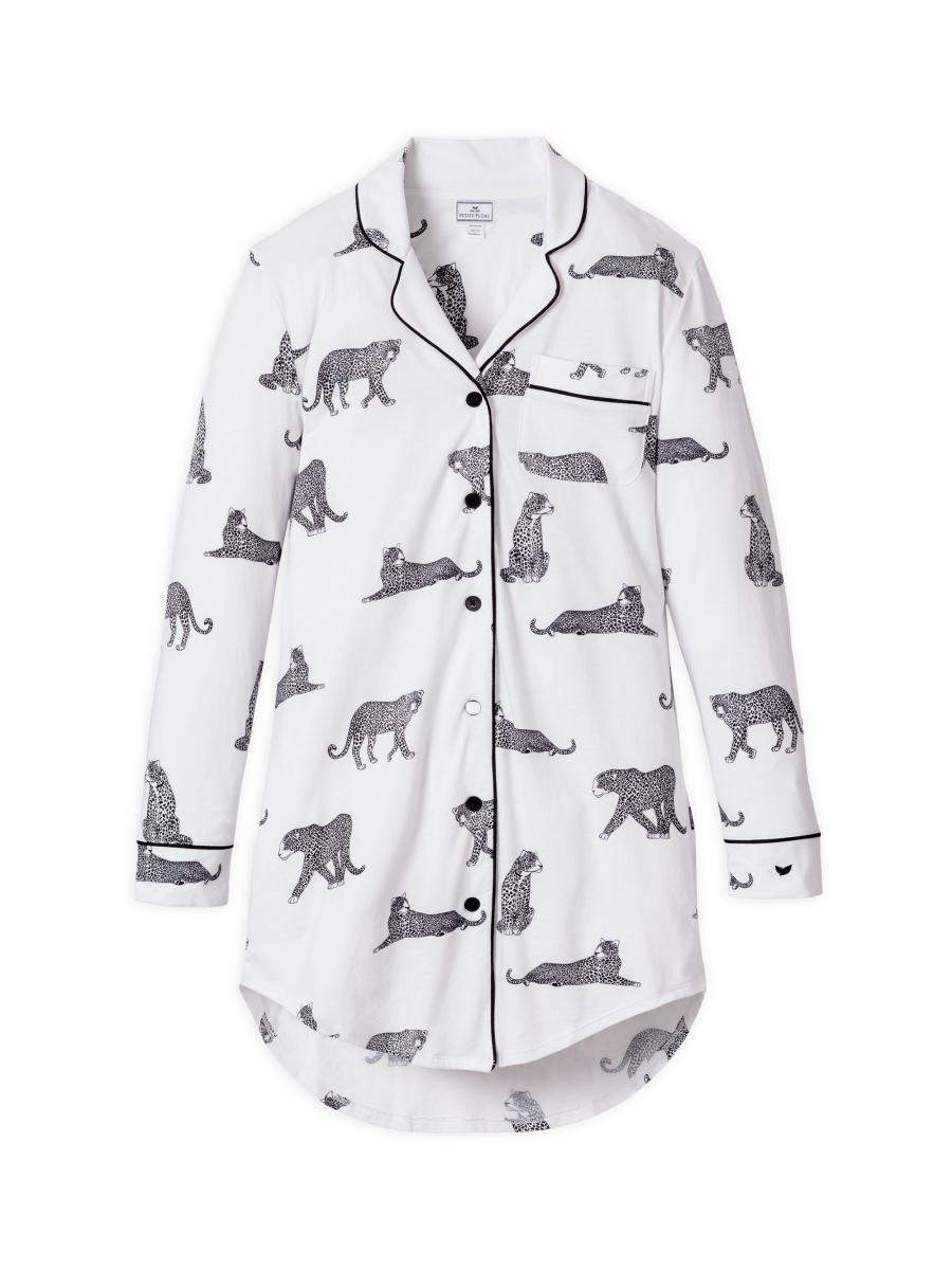 Petite Plume Pima Nightshirt in Panthère de Paris