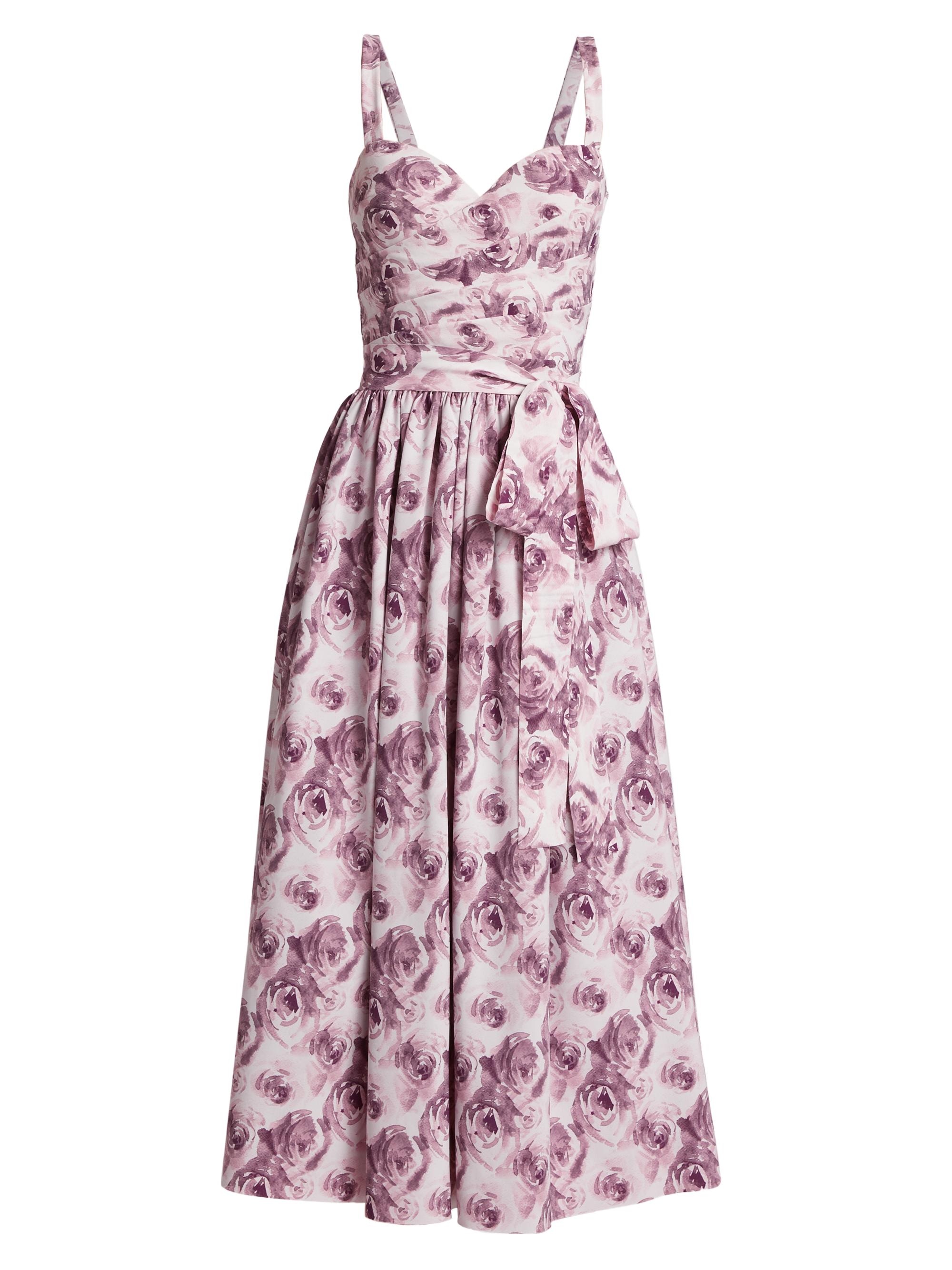 Chiara Boni La Petite Robe Women's Arik Floral Tie Midi-Dress - Lipari