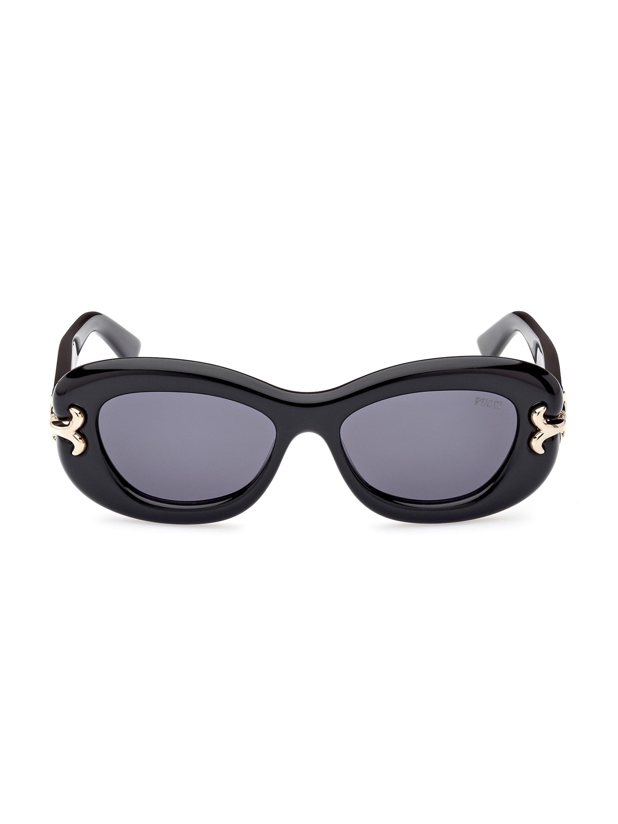 Pucci Women's 52MM Geometric Sunglasses - Black