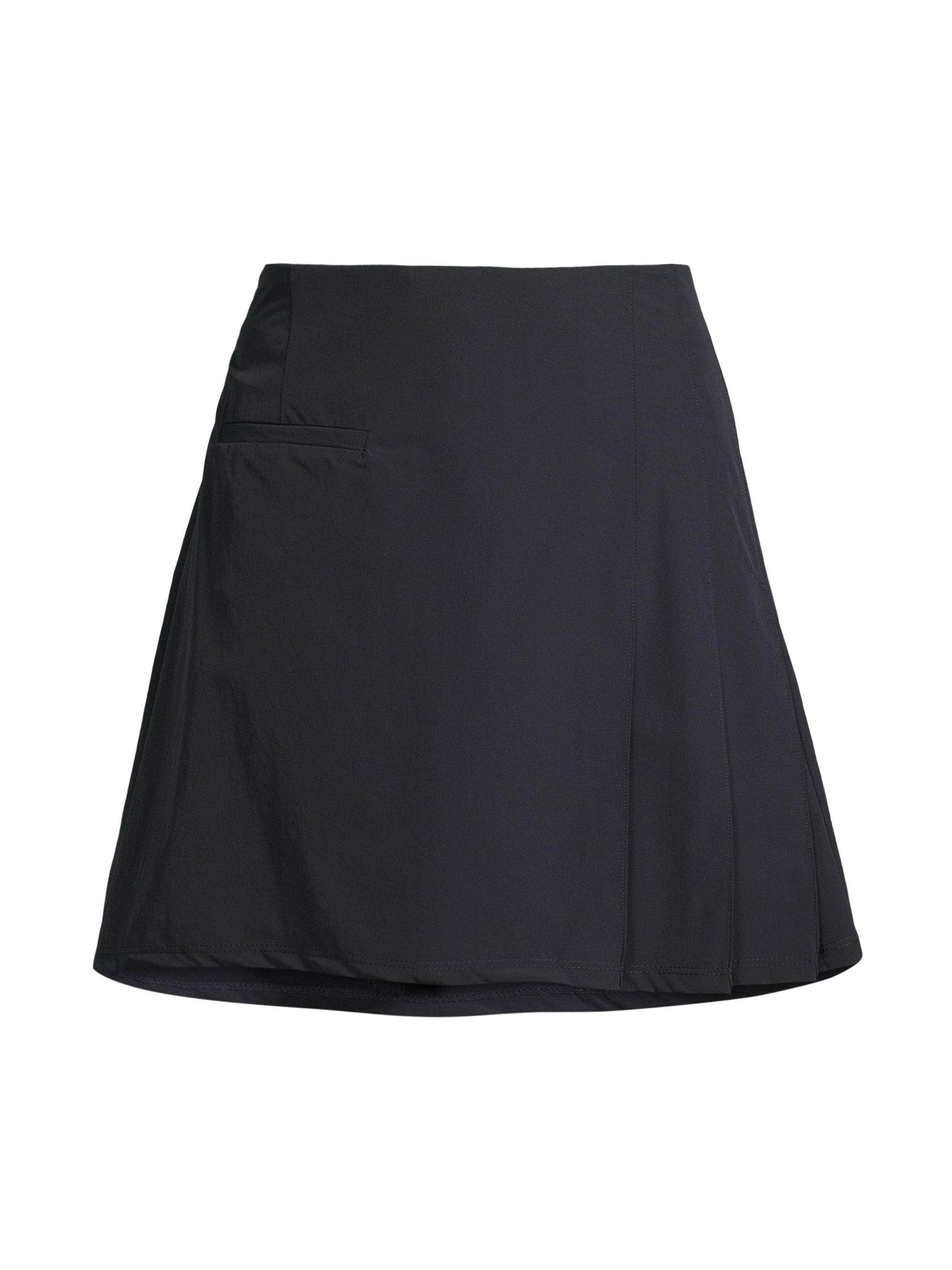 L'Etoile Sport Women's Side-Pleat Golf Skort - Navy