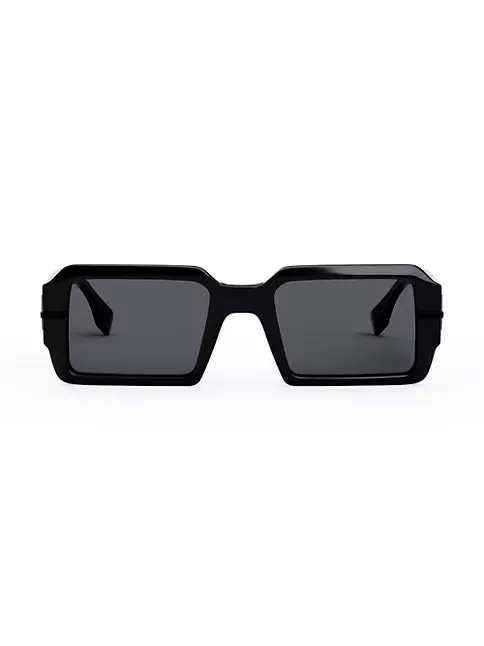 Shop Fendi Fendigraphy 52MM Rectangular Sunglasses