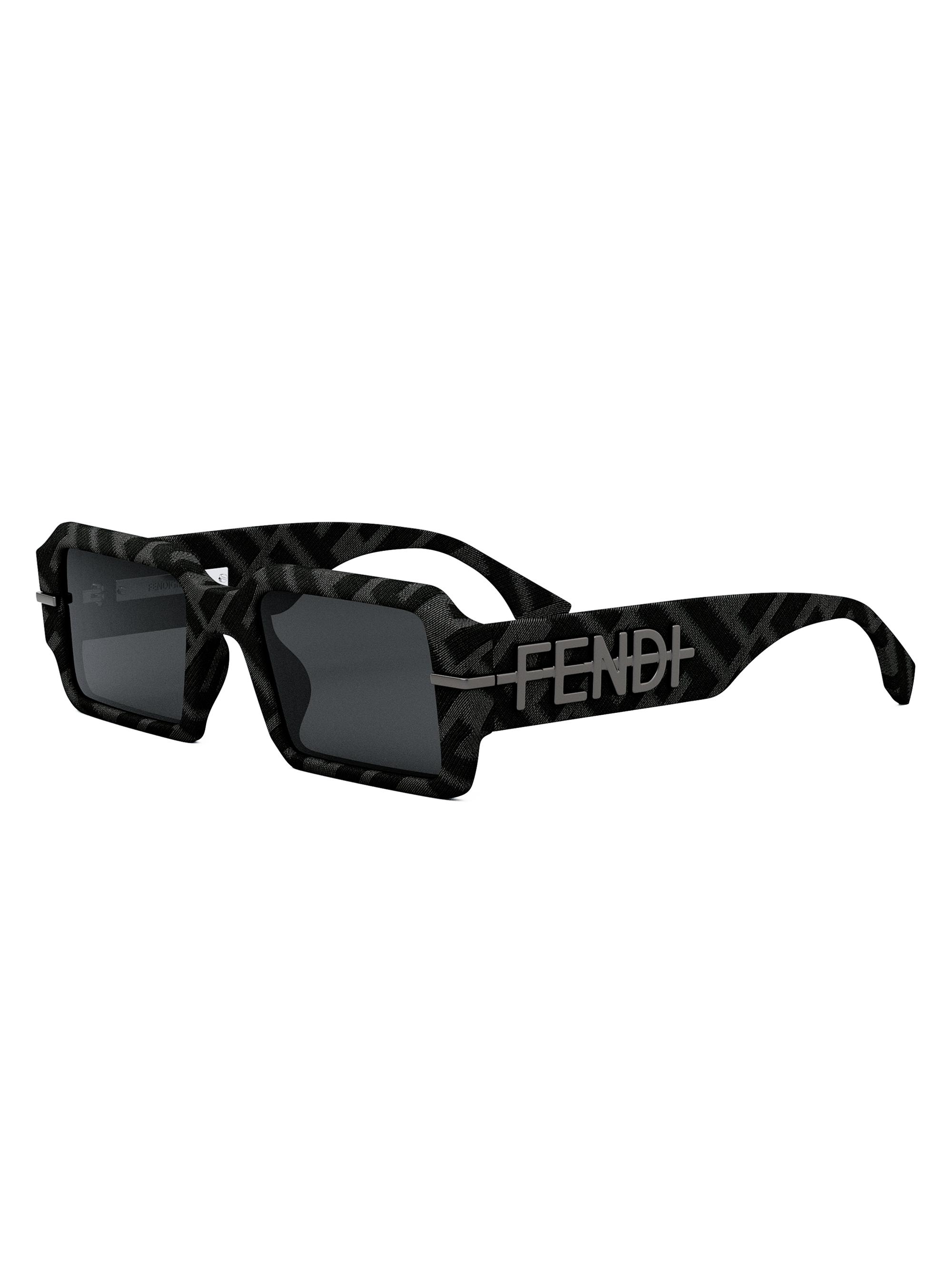 Fendi Fendigraphy 52MM Rectangular Sunglasses | Saks Fifth Avenue