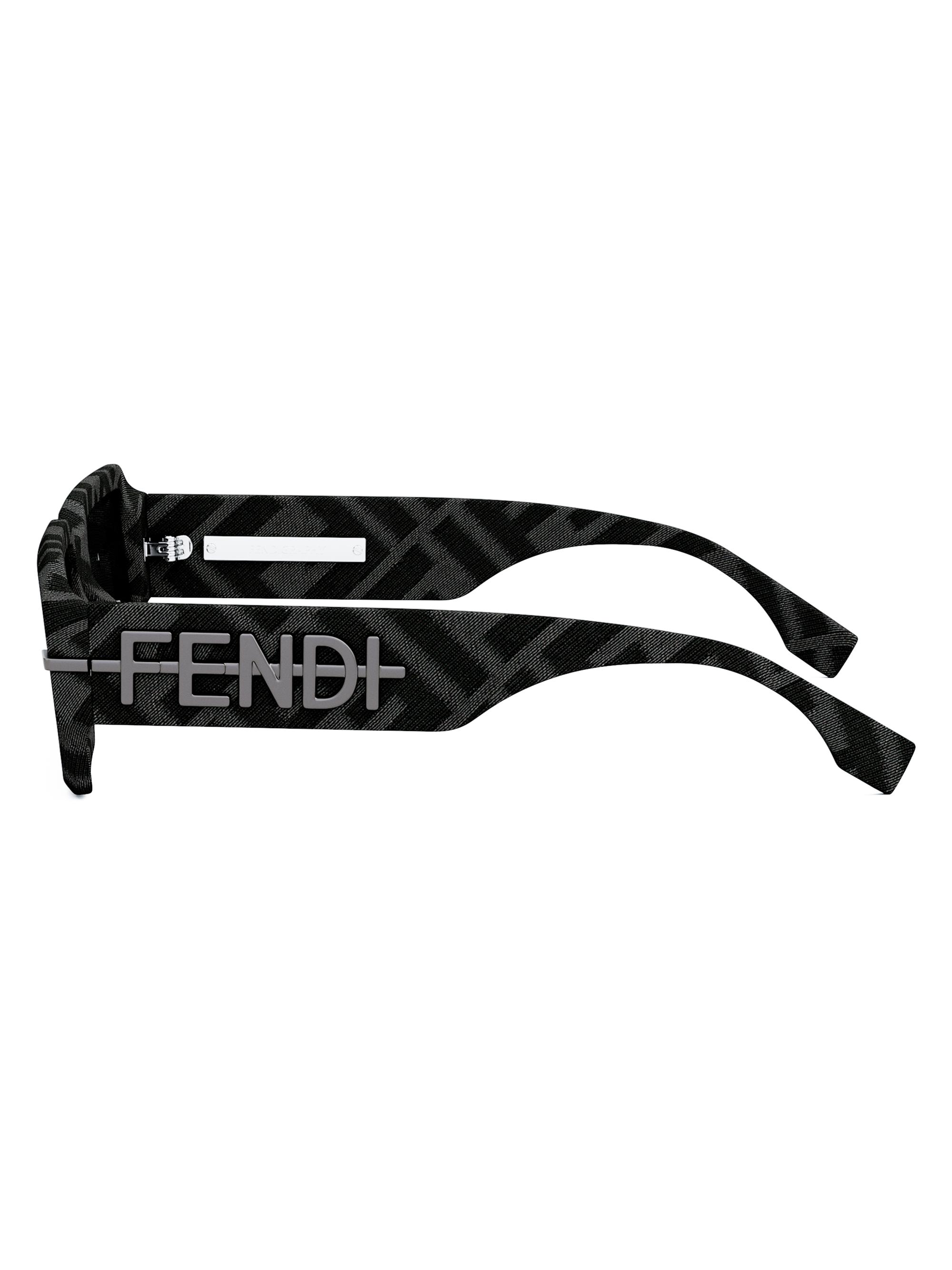 Fendi Fendigraphy 52MM Rectangular Sunglasses | Saks Fifth Avenue