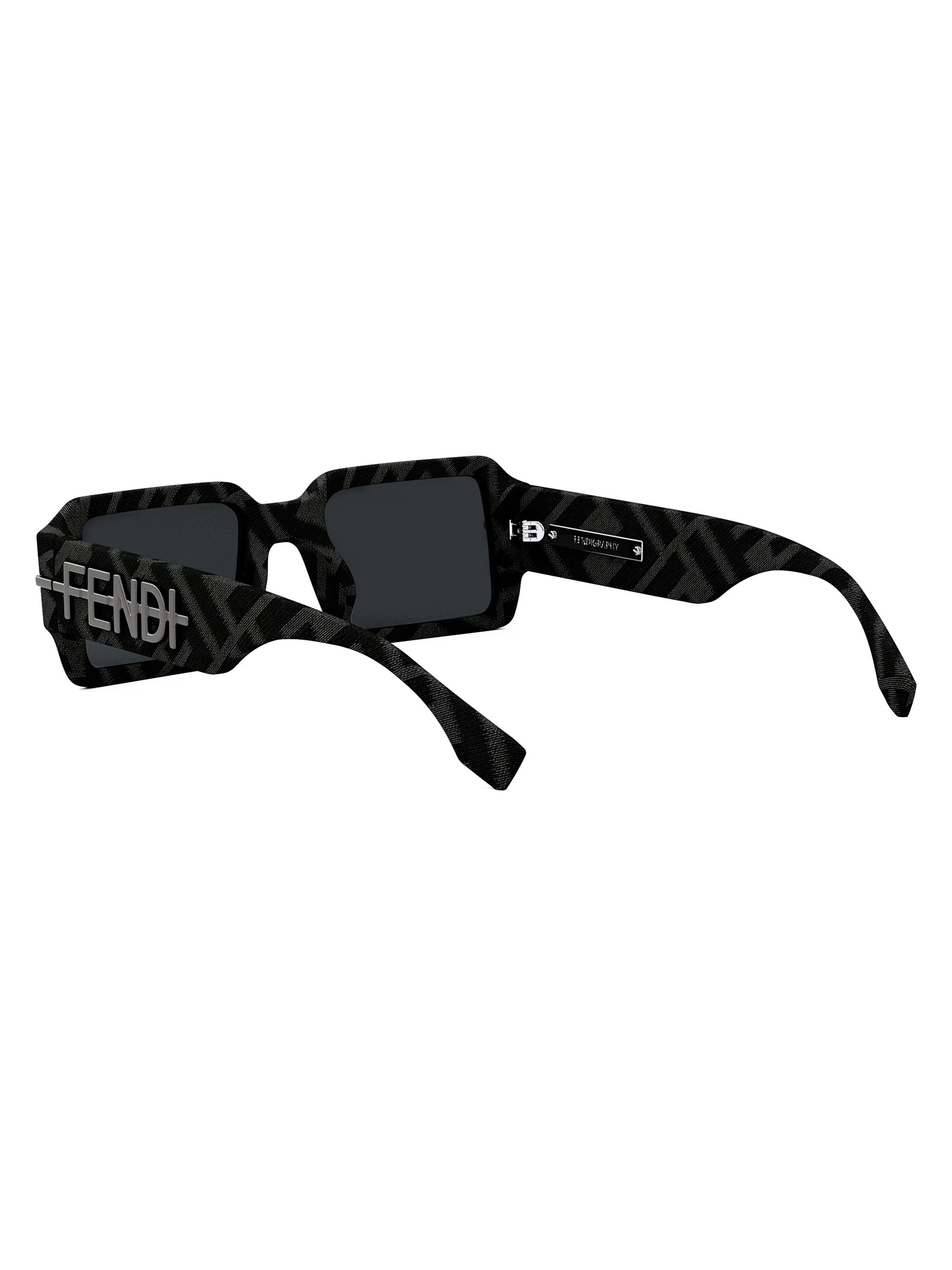 フェンディーメガネ Fendi Fendigraphy 52MM Rectangular Sunglasses | Saks Fifth