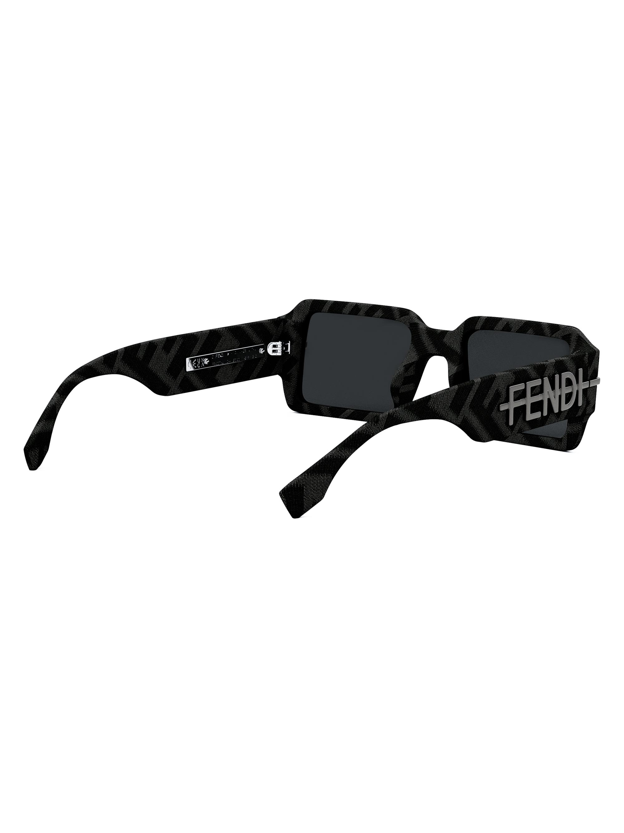 Fendi Fendigraphy 52MM Rectangular Sunglasses | Saks Fifth Avenue