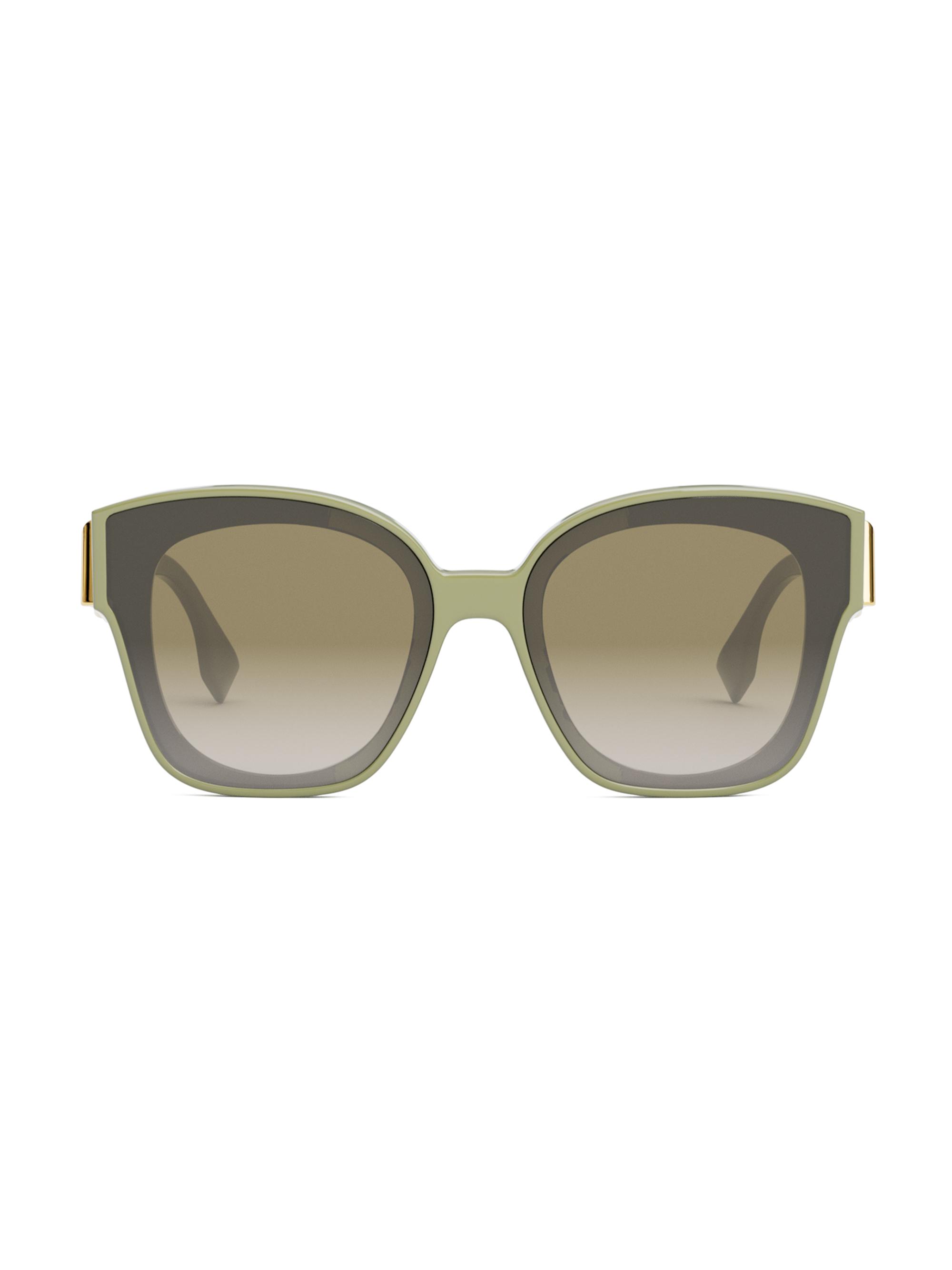 Fendi Women's  First 63MM Square Sunglasses - Light Green