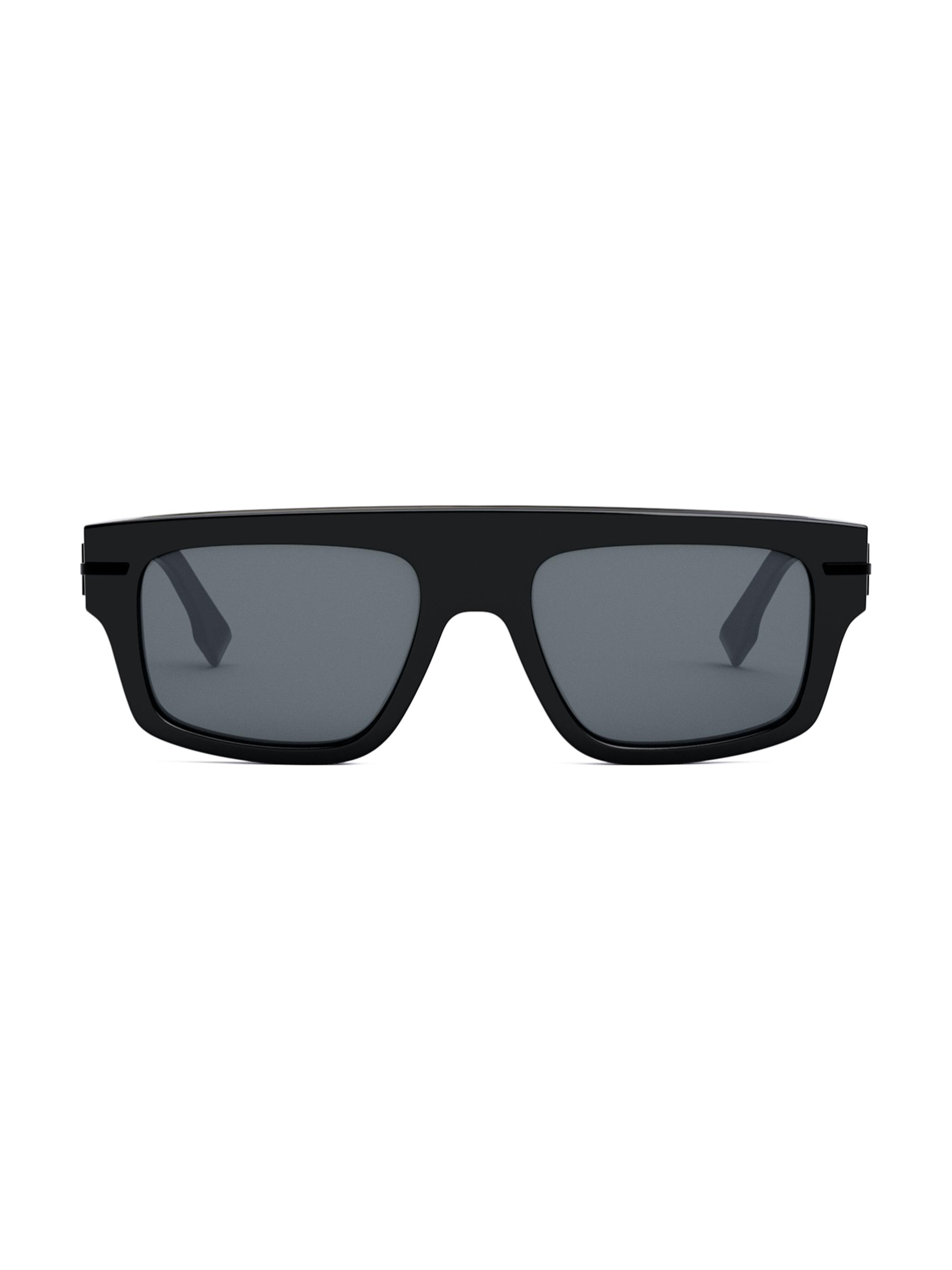 Fendi Women's graphy 54MM Geometric Sunglasses - Shiny Black