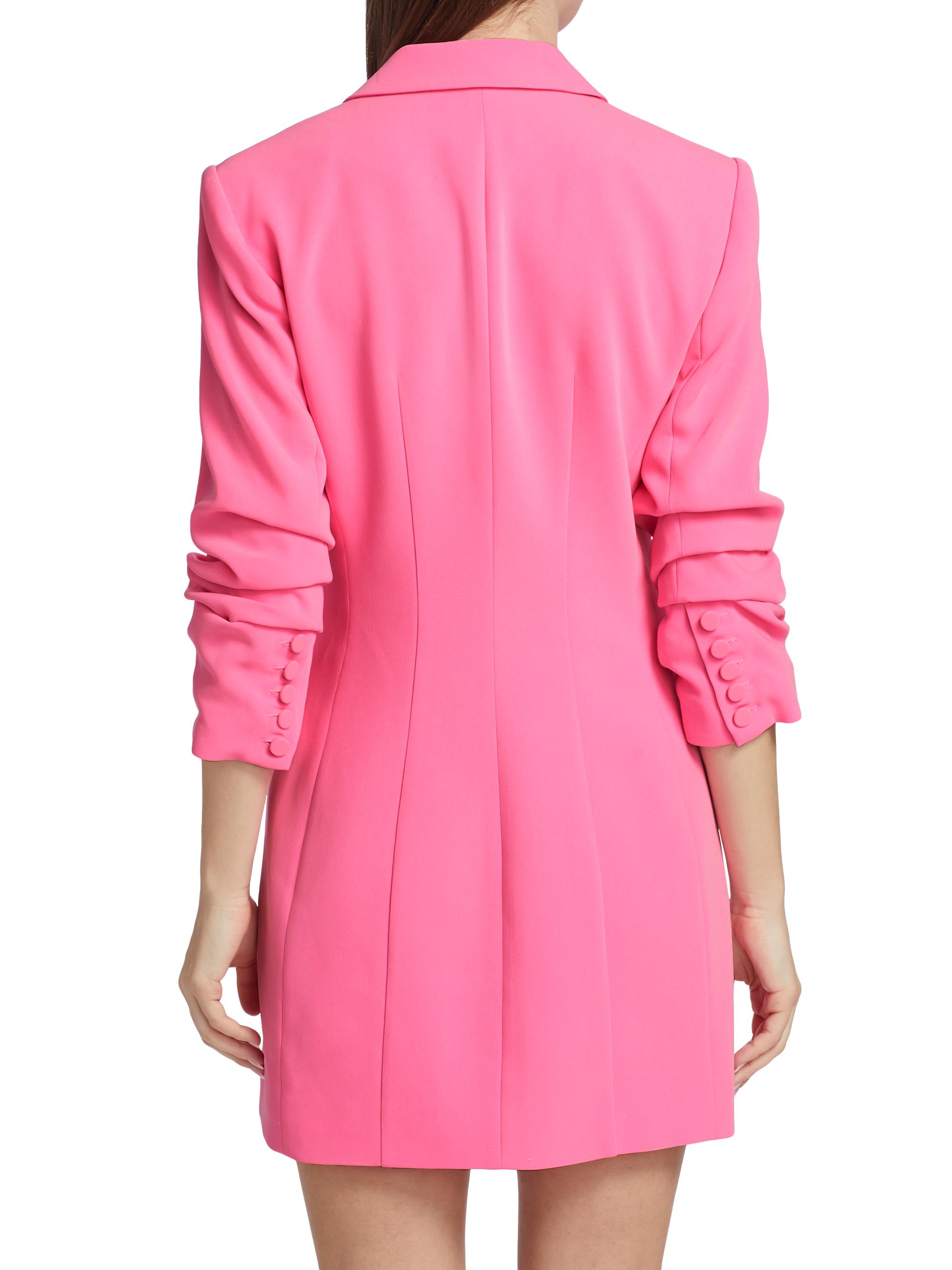 open lace back dress *Balia Blazer Dress (Pink), L main image 1