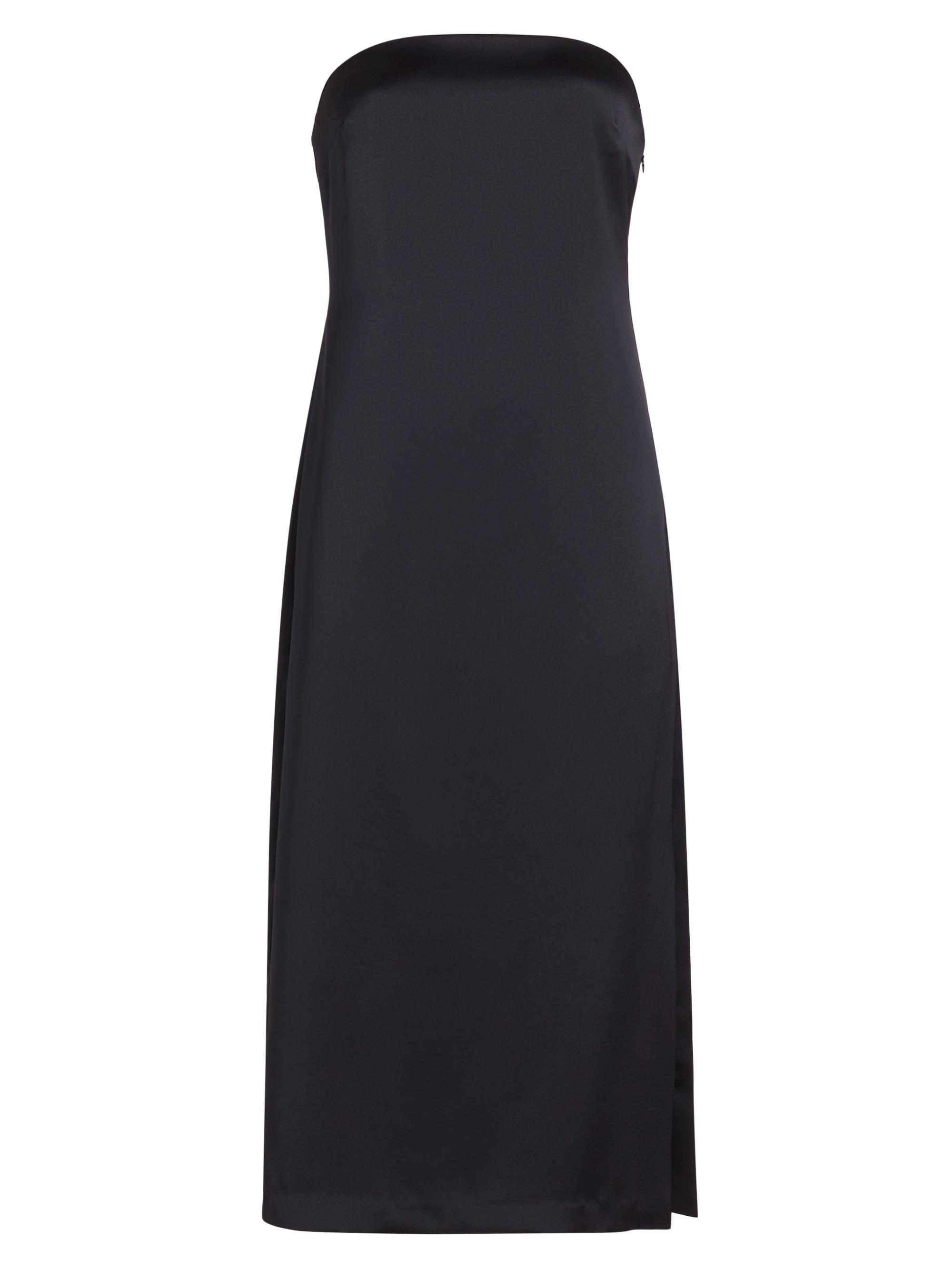 Ramy Brook Women's Lisa Satin Strapless Midi-Dress - Black