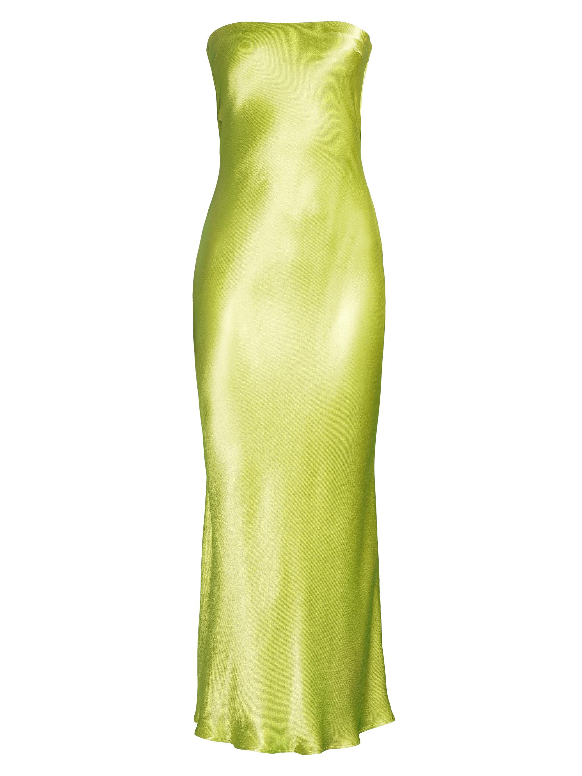 Bec & Bridge Women's Moondance Striped Maxi Dress - Chart Reuse