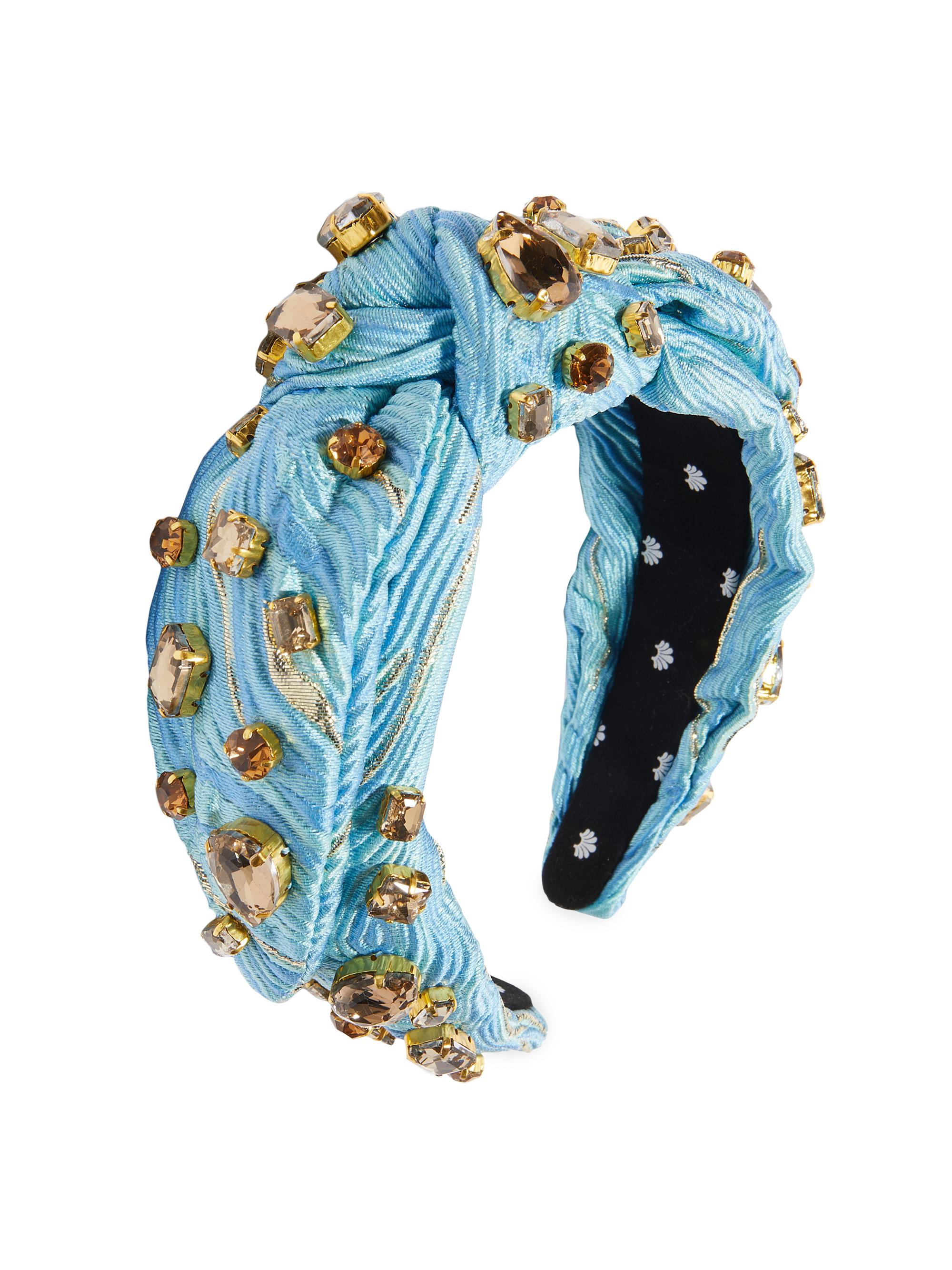 Lele Sadoughi Women's Veronica Crystal-Embellished Headband - Ocean Cove