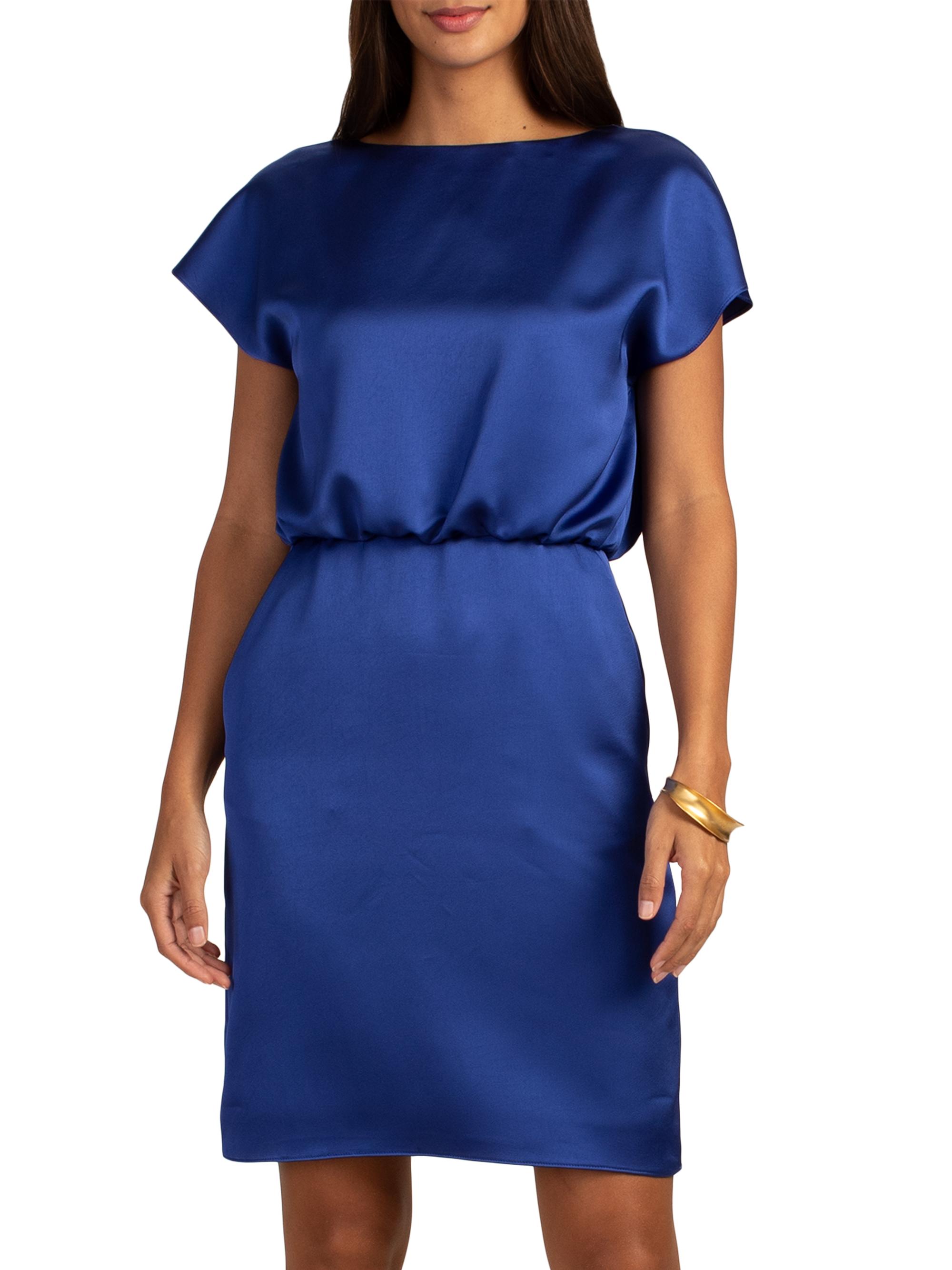 Trina Turk Amuse Satin Cocktail Dress Saks Fifth Avenue