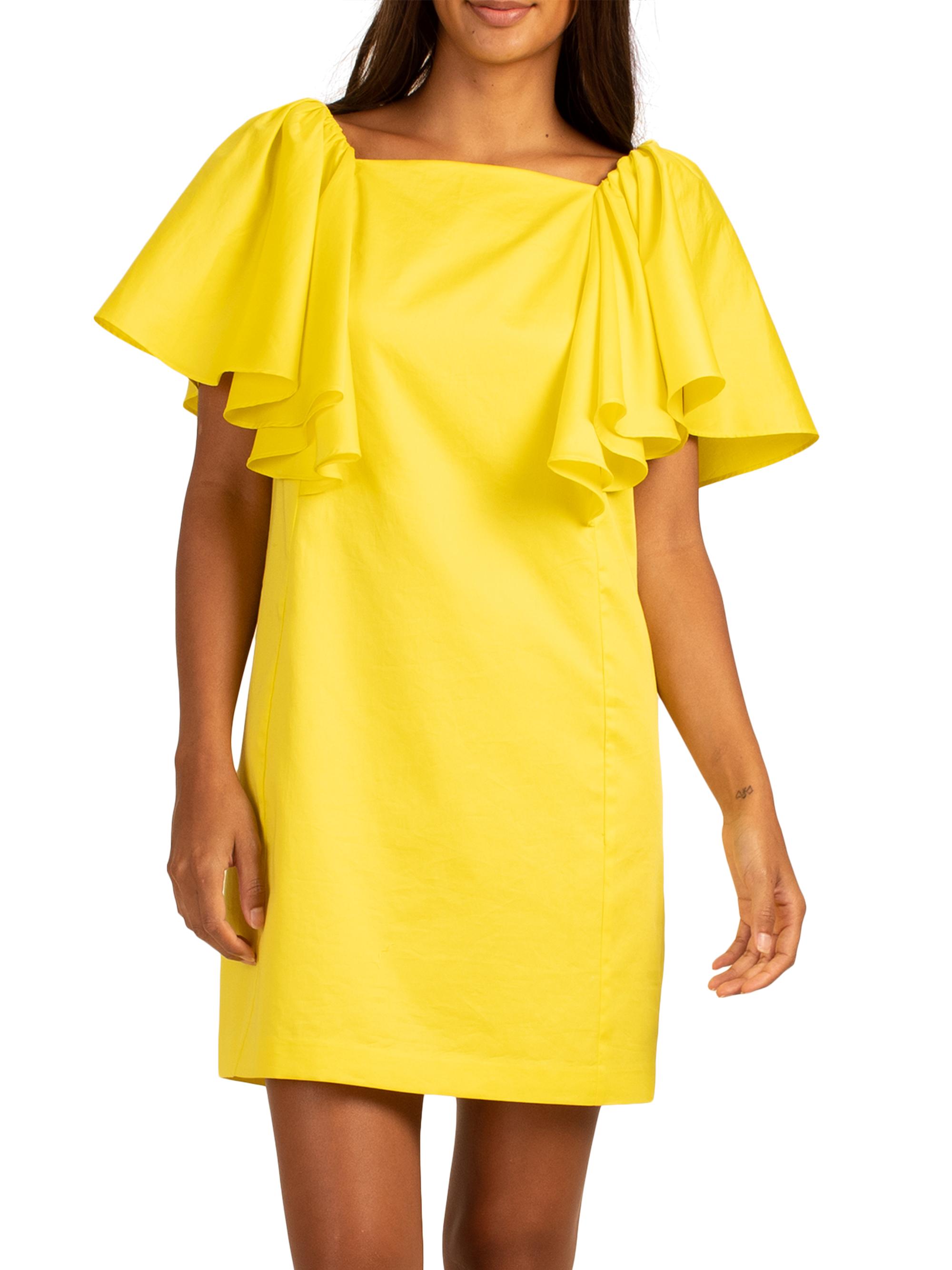 Trina Turk Women's Hollywood Flutter-Sleeve Minidress - Daisy