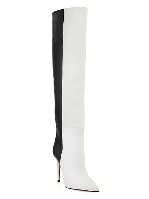 Christian Louboutin Astrilarge Knee High Pointed Toe Boot