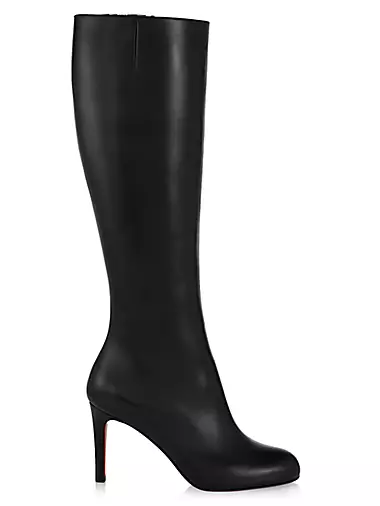 Christian Louboutin Women's Panaroot Canvas Lace-Up Boots - Black - Size 6