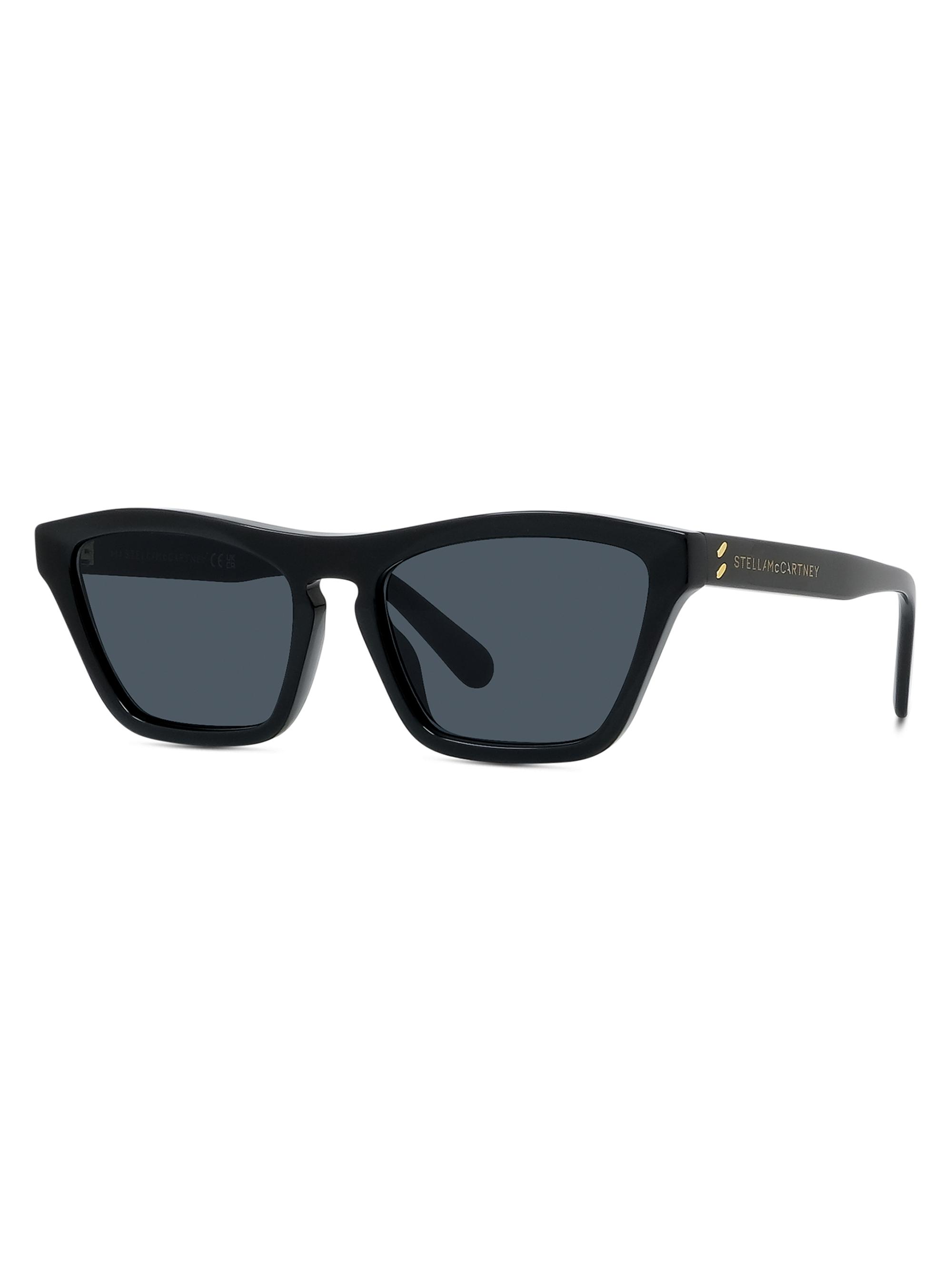 Stella McCartney Beveled Rectangular Sunglasses | Saks Fifth Avenue