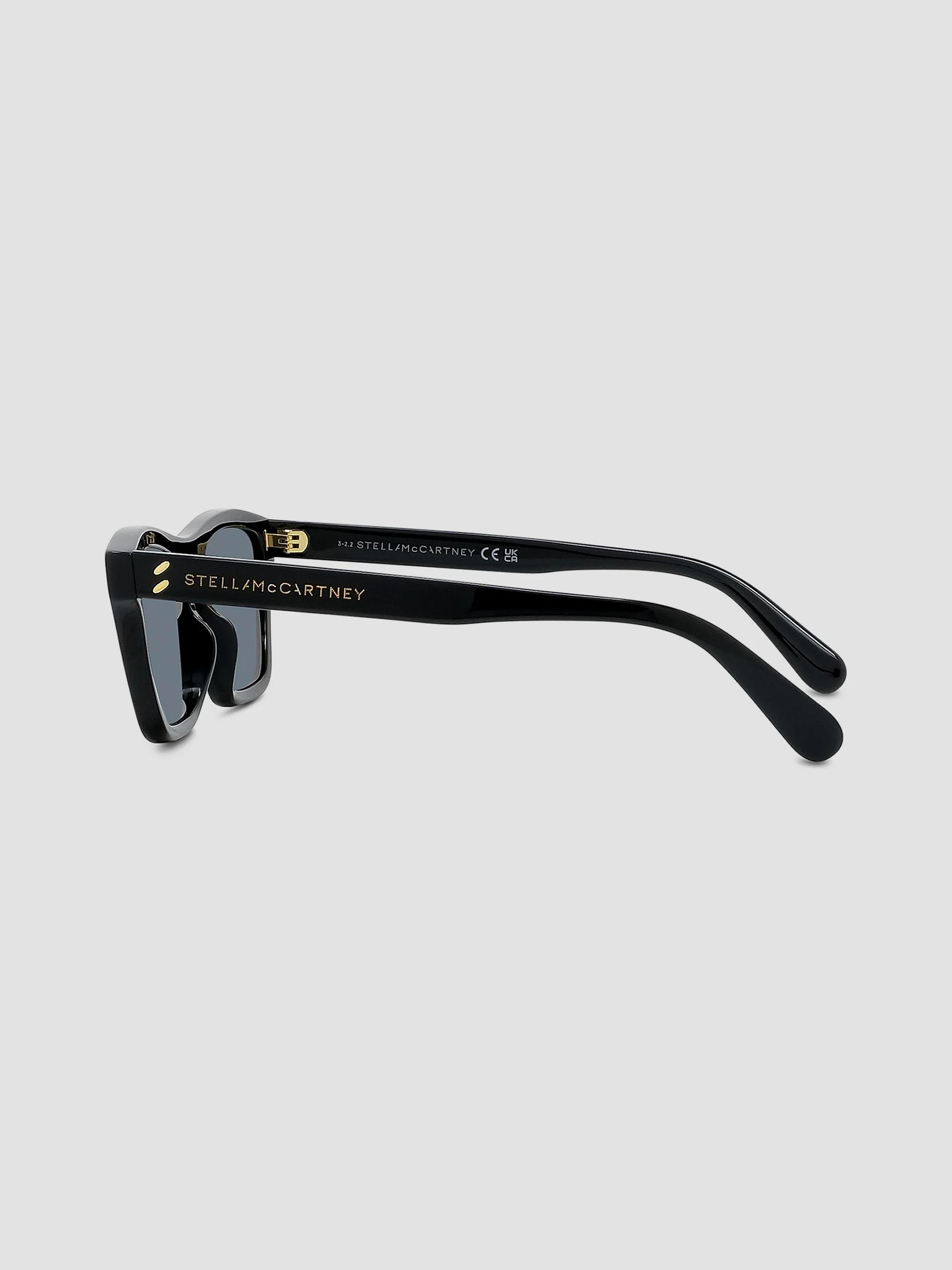 Stella McCartney Black W/ Gold Accent Chains Square Sunnies (NWOT)✨️?✨️ Stella McCartney SC40008I Shiny Black Prescription Sunglasses main image 3