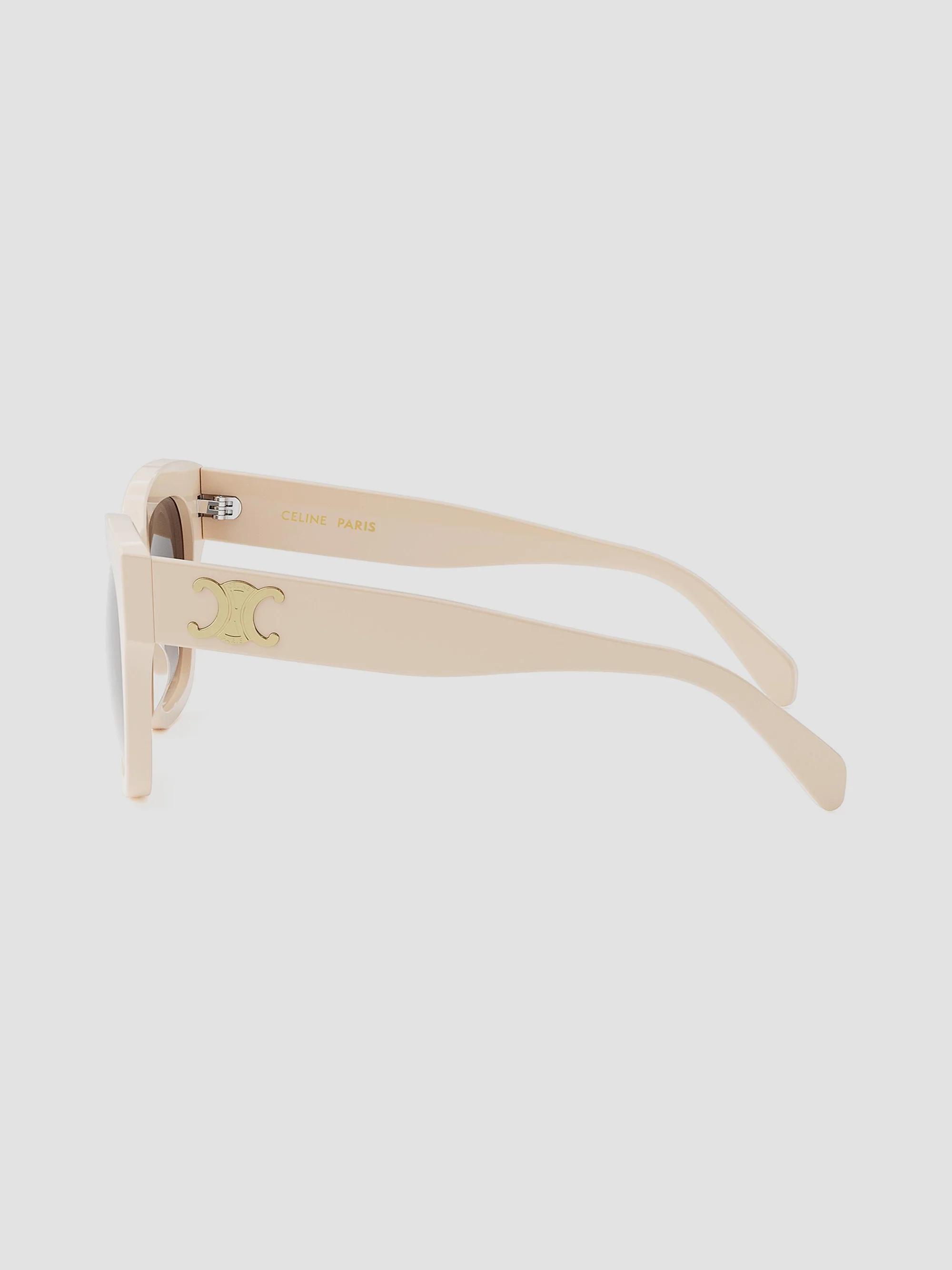 SEG クリーム本 文系Mクラス CELINE Triomphe 55MM Geometric Sunglasses | Saks Fifth Avenue
