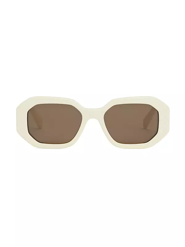 Bold 3 Dots 52MM Geometric Sunglasses