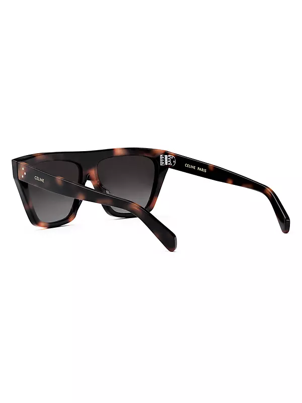 Bold 3 Dots 58MM Shield Sunglasses