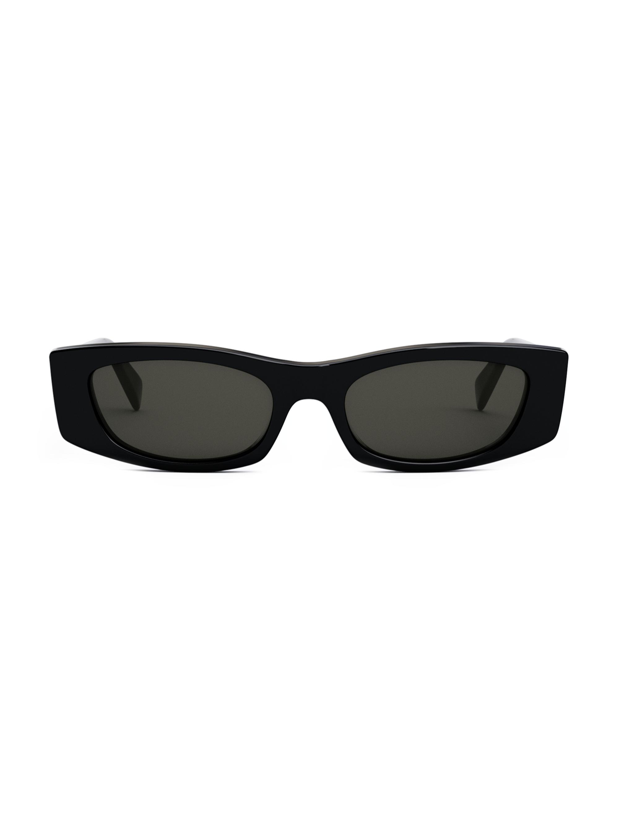 CELINE Women's Bold 3 Dots 55MM Geometric Sunglasses - Shiny Black