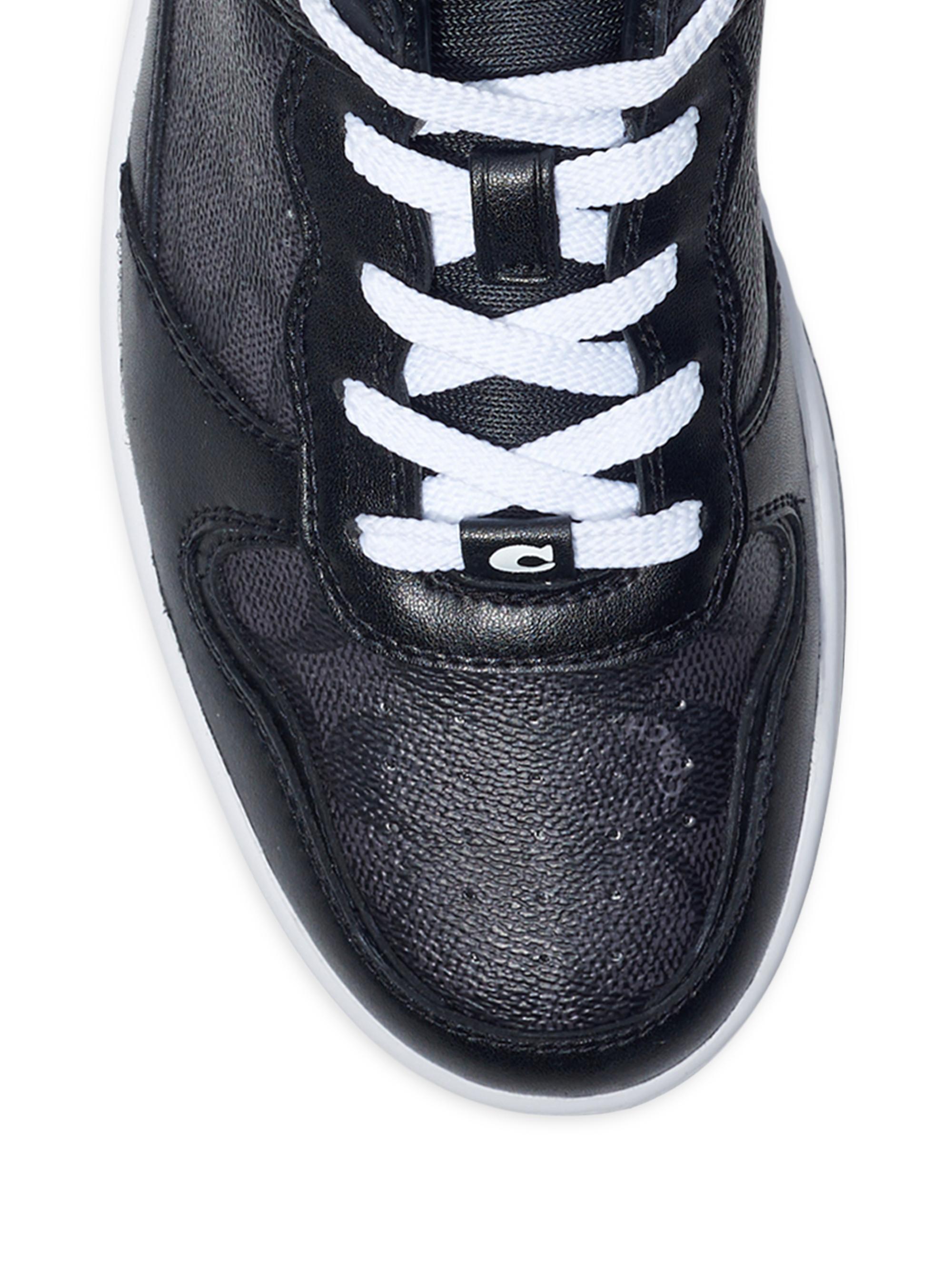 COACH Signature Leather Monogrammed Sneakers | Saks Fifth Avenue