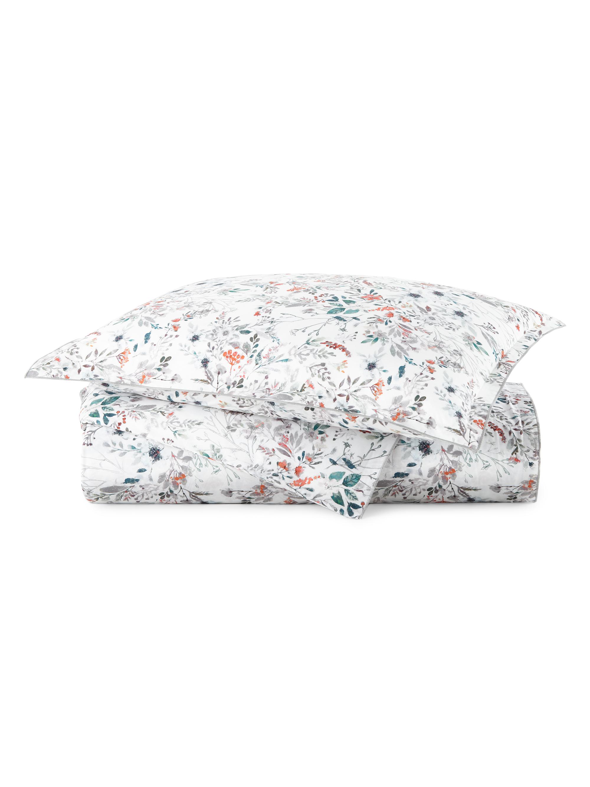 Peacock Alley Chloe Percale Duvet - Fog Queen
