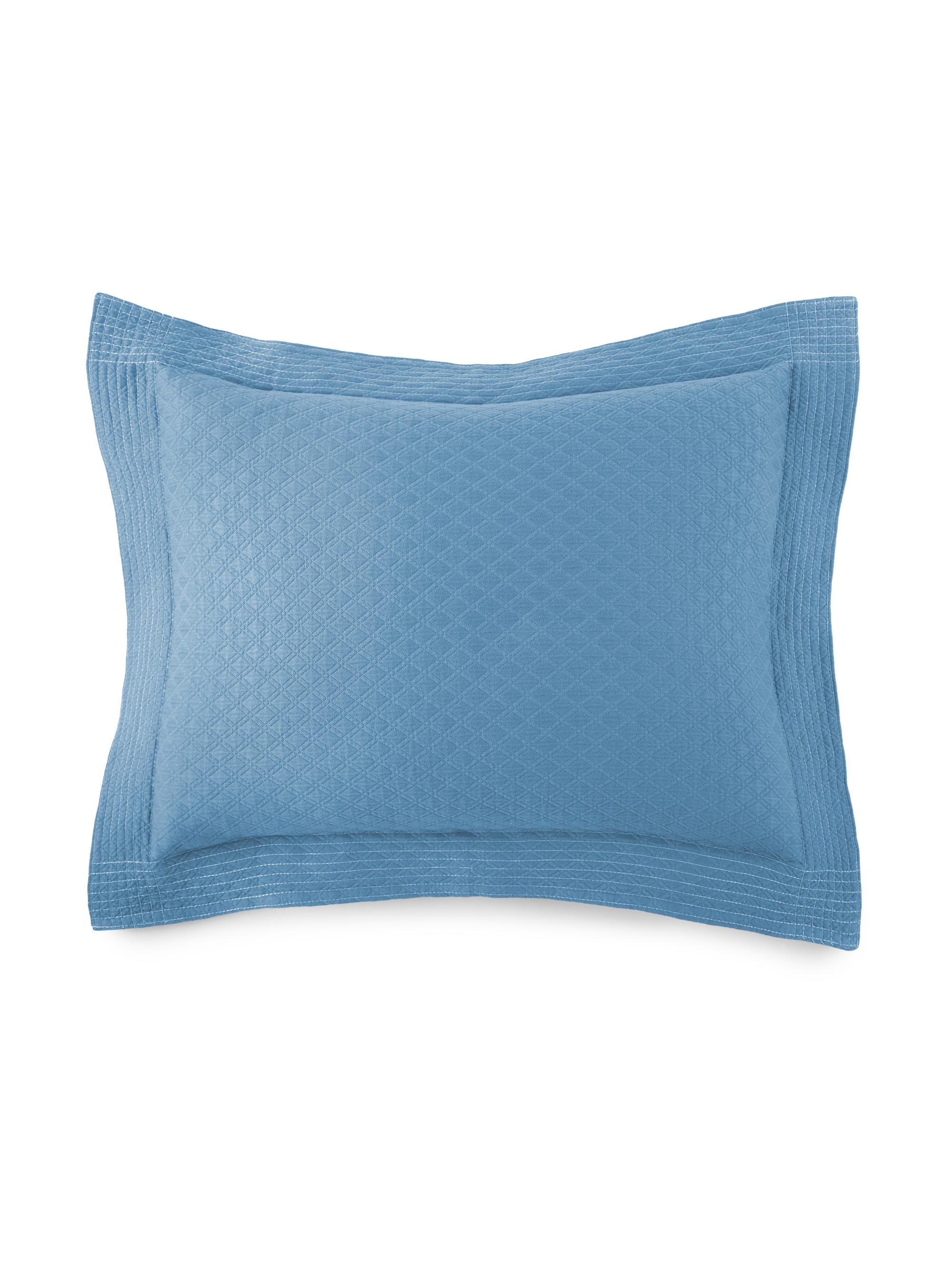 Peacock Alley Alyssa Matelassé Sham - Chambray King