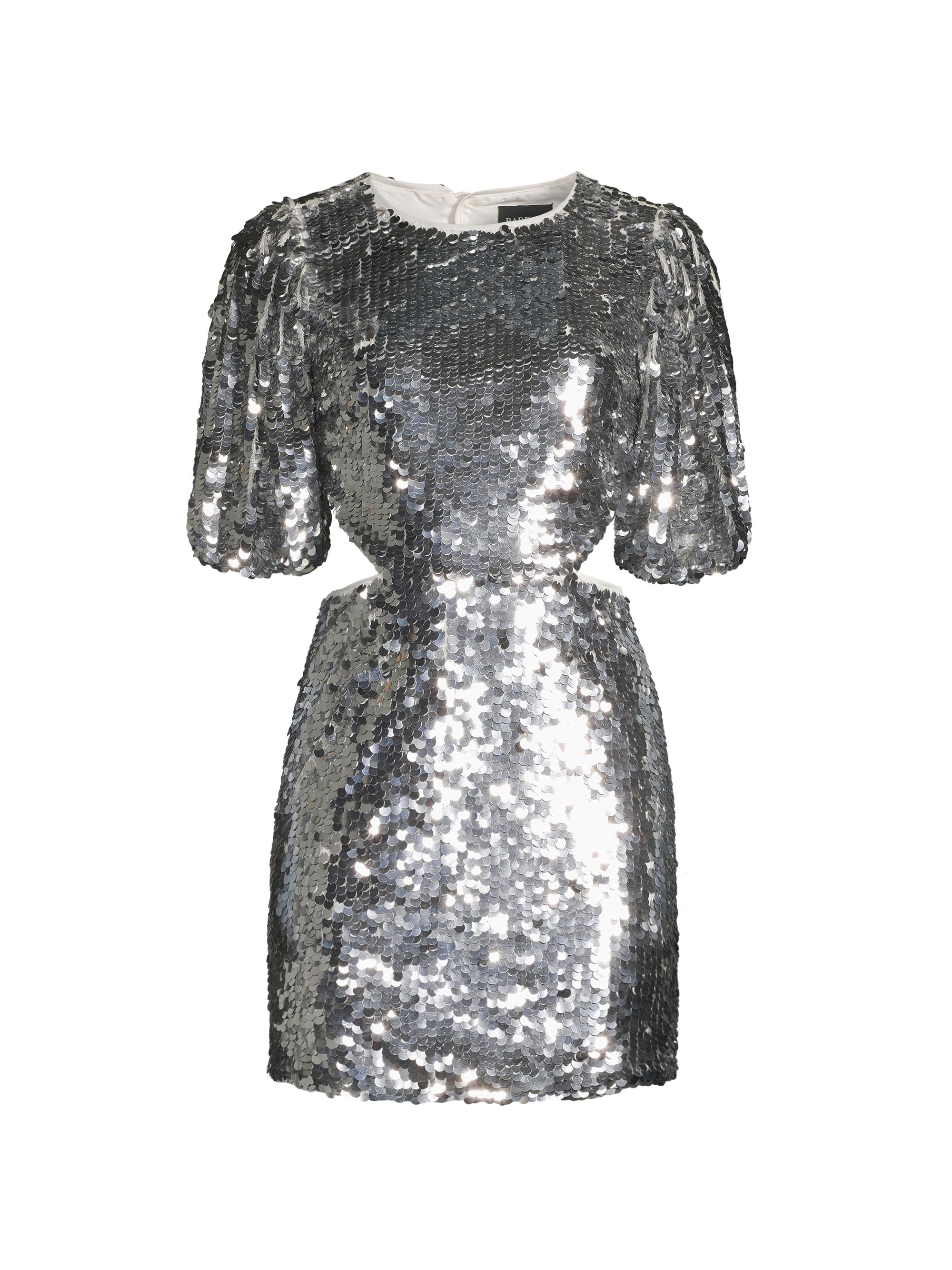 Bardot Women's Vivienne Sequin Cut-Out Minidress - Silver