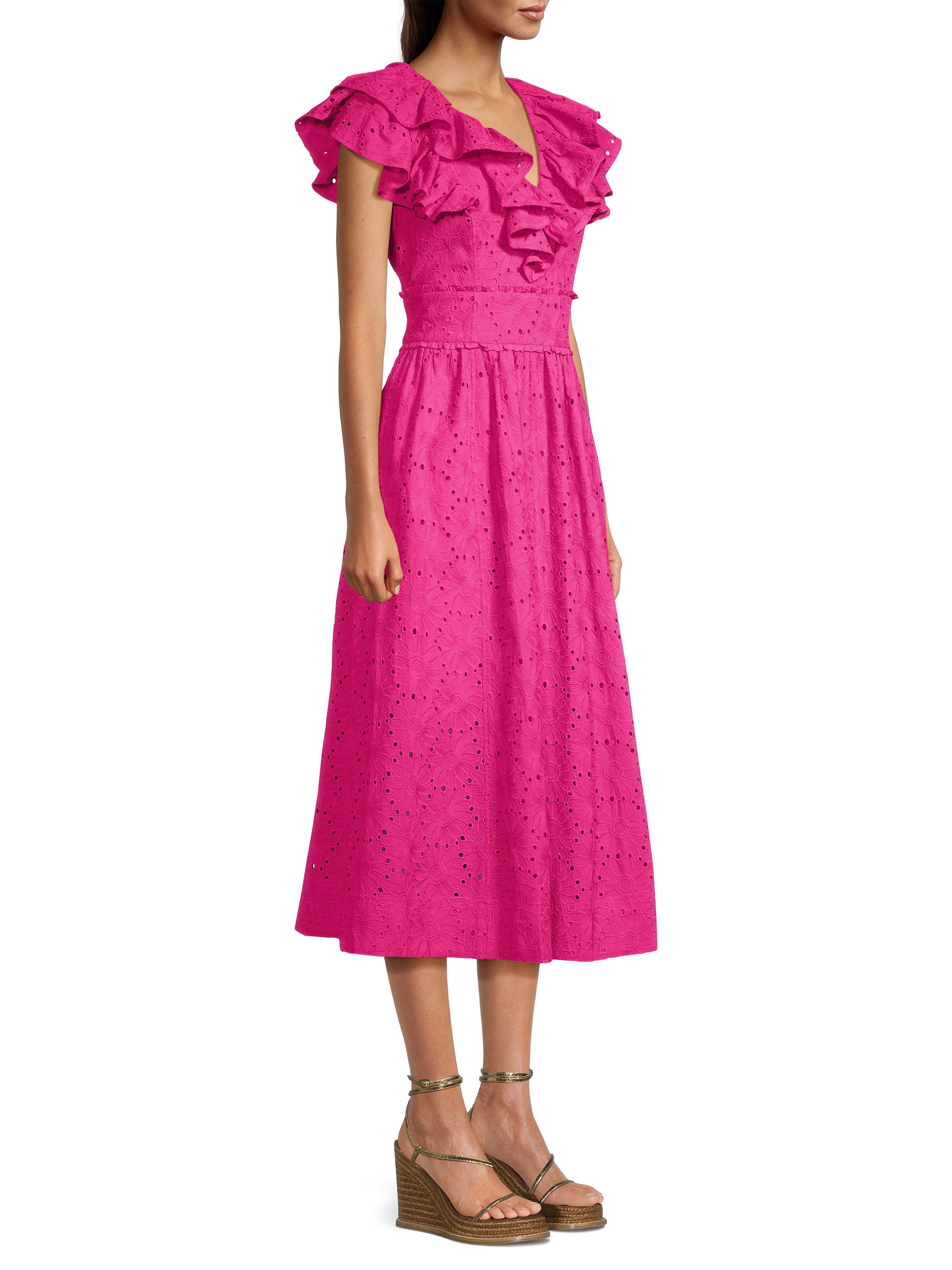 chinese dress ladies Black Black | Sleeveless Lace Applique Midi Dress